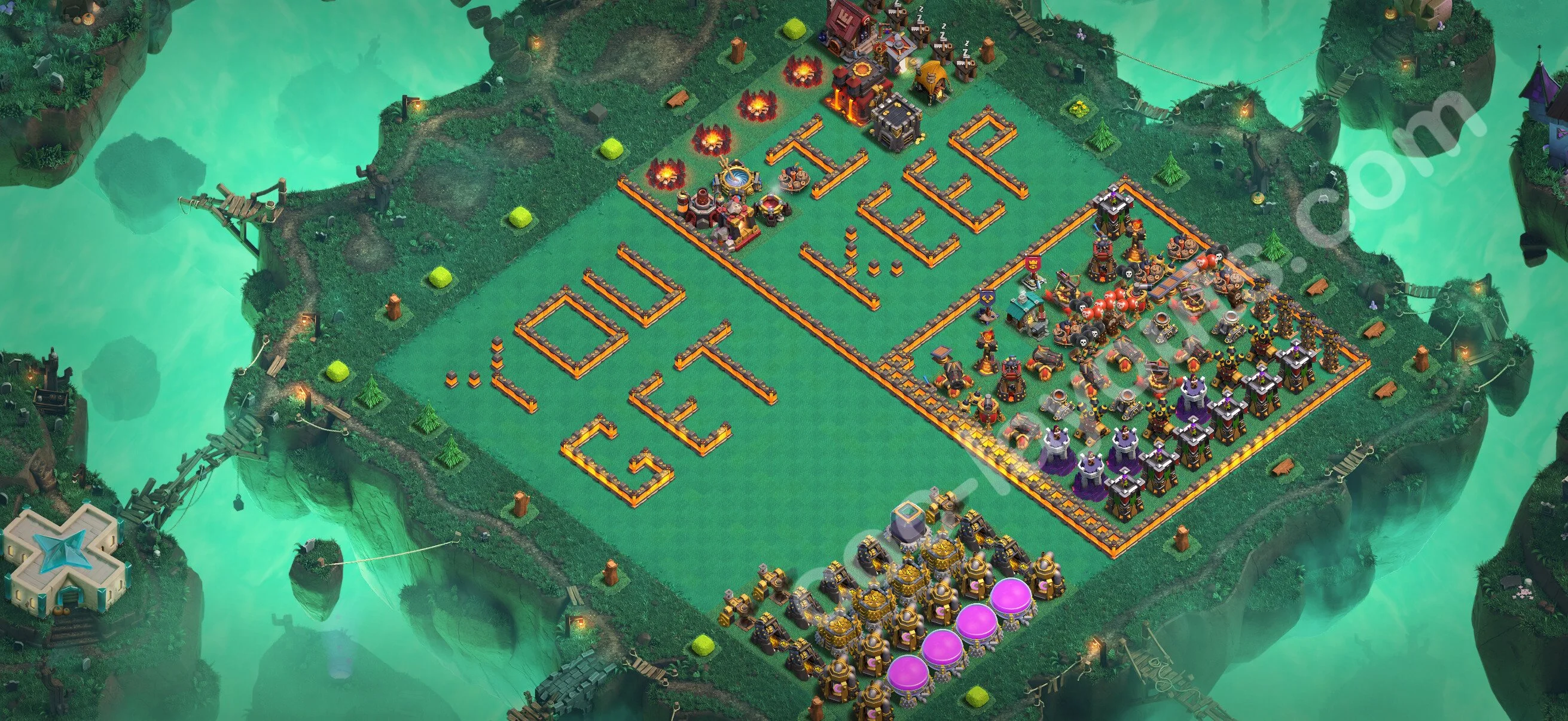 Top Troll Funny Base TH10 with Link - Funny Art Plan 2026 - Clash of Clans - (#52) — Fun TH10
