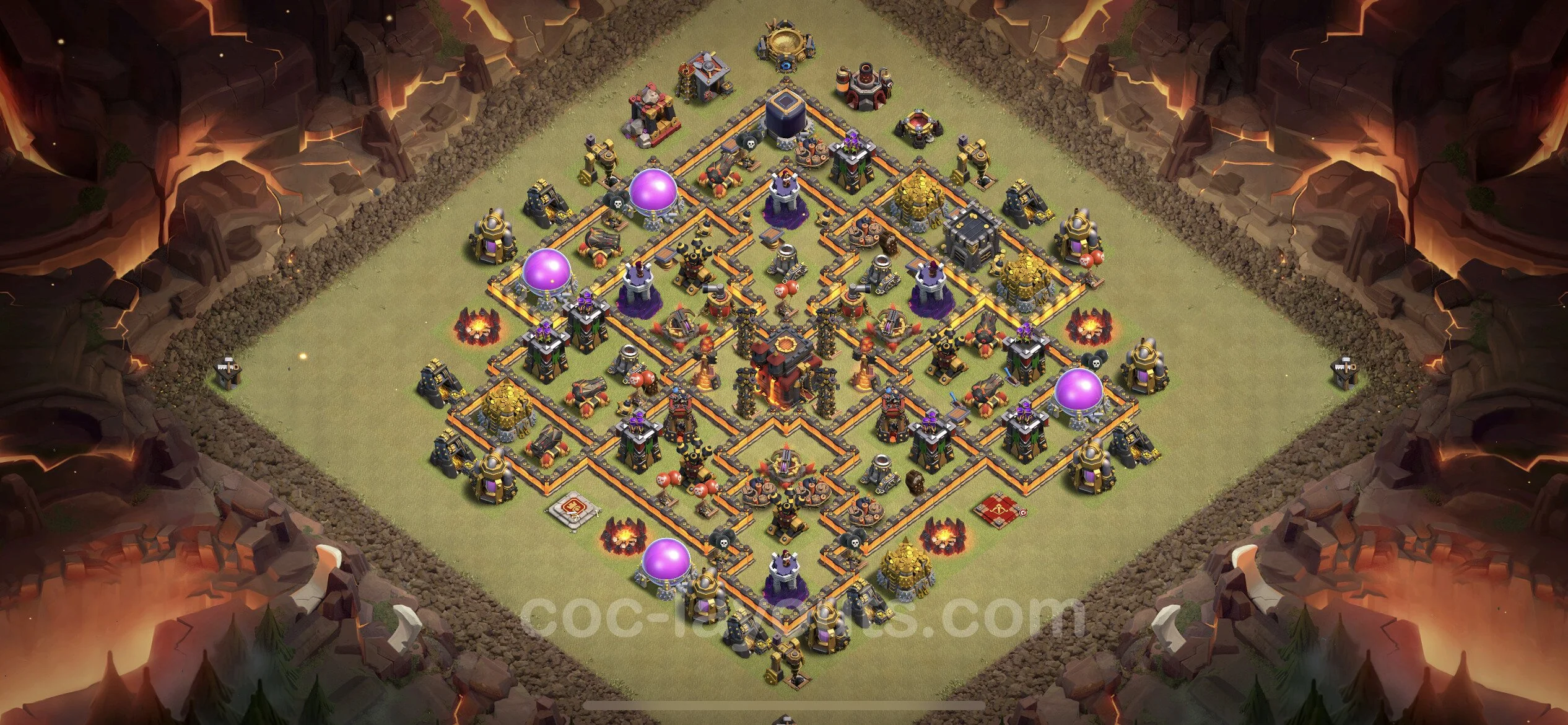 Top War Base TH10 with Link, Anti Everything - Anti 3 Stars CWL Plan - Clash of Clans - (#114) — Війна BH10