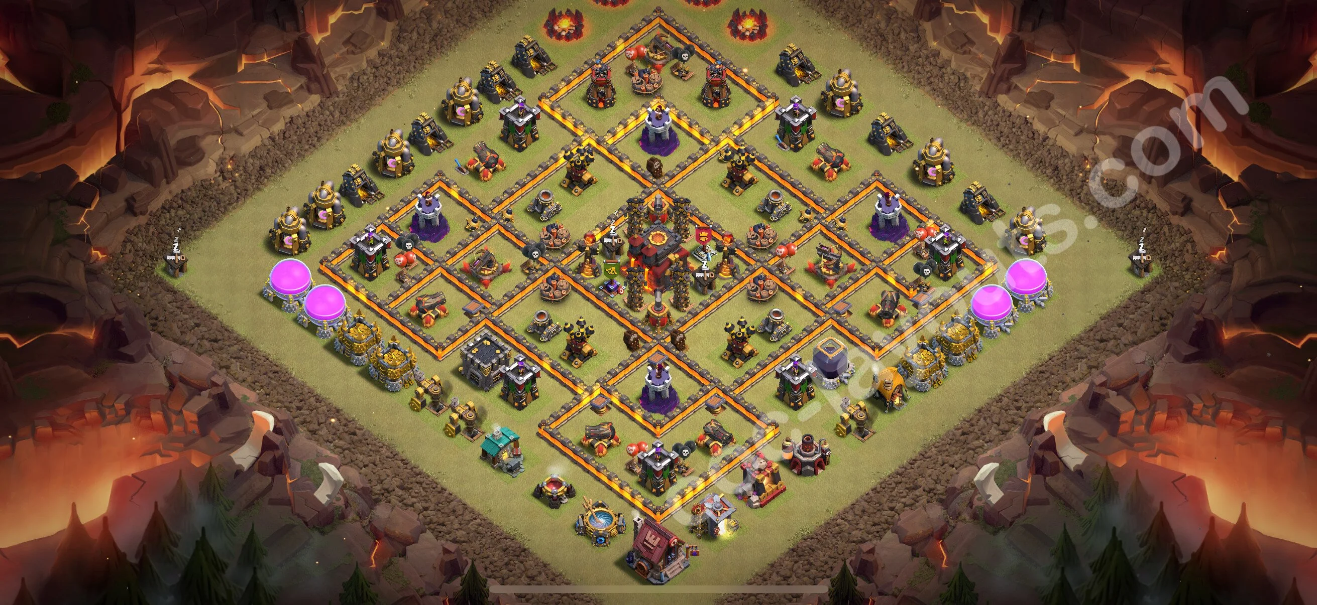 Top War Base TH10 with Link - CWL Defence Plan 2026 - Clash of Clans - (#198) — War BH10