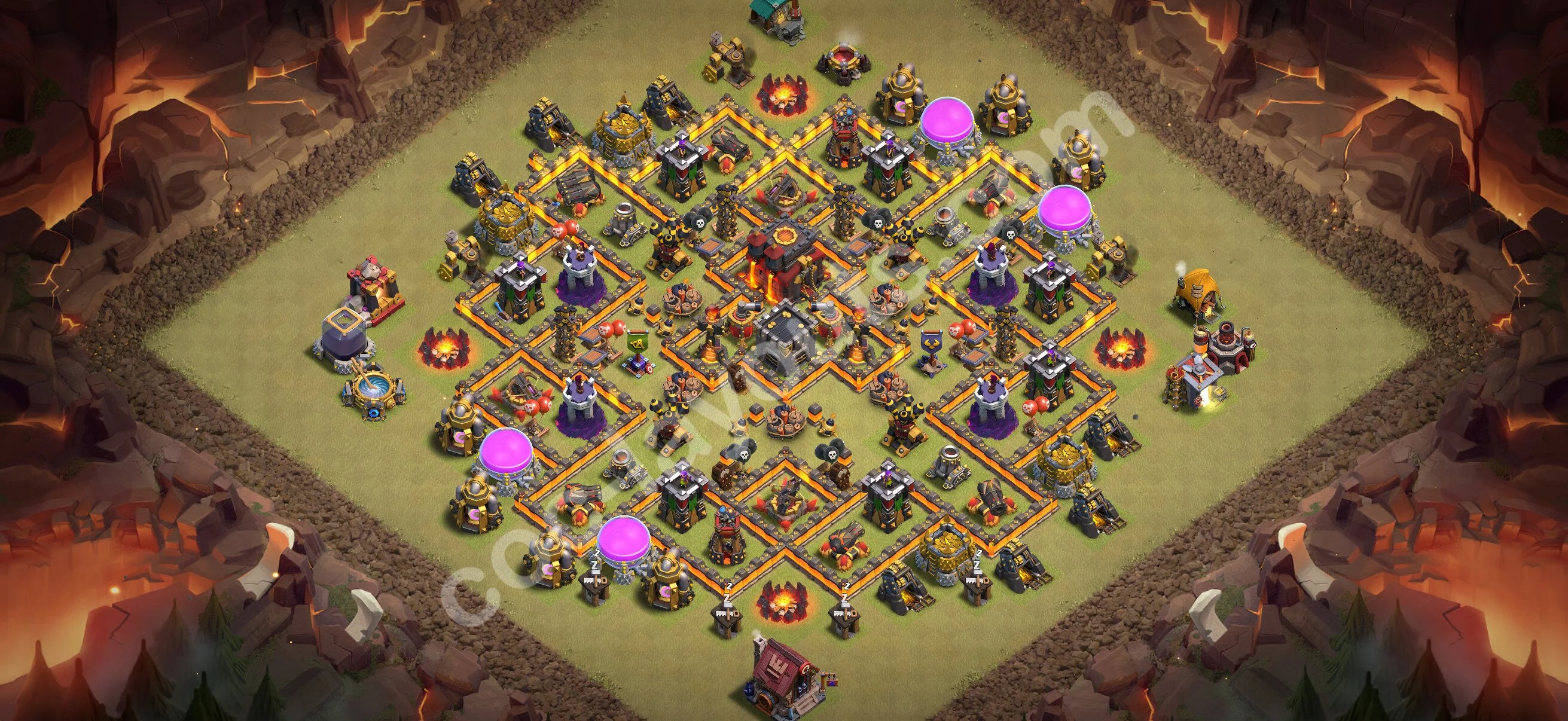 Top War Base TH10 with Link - CWL Defence Plan 2026 - Clash of Clans - (#200) — Guerra BH10