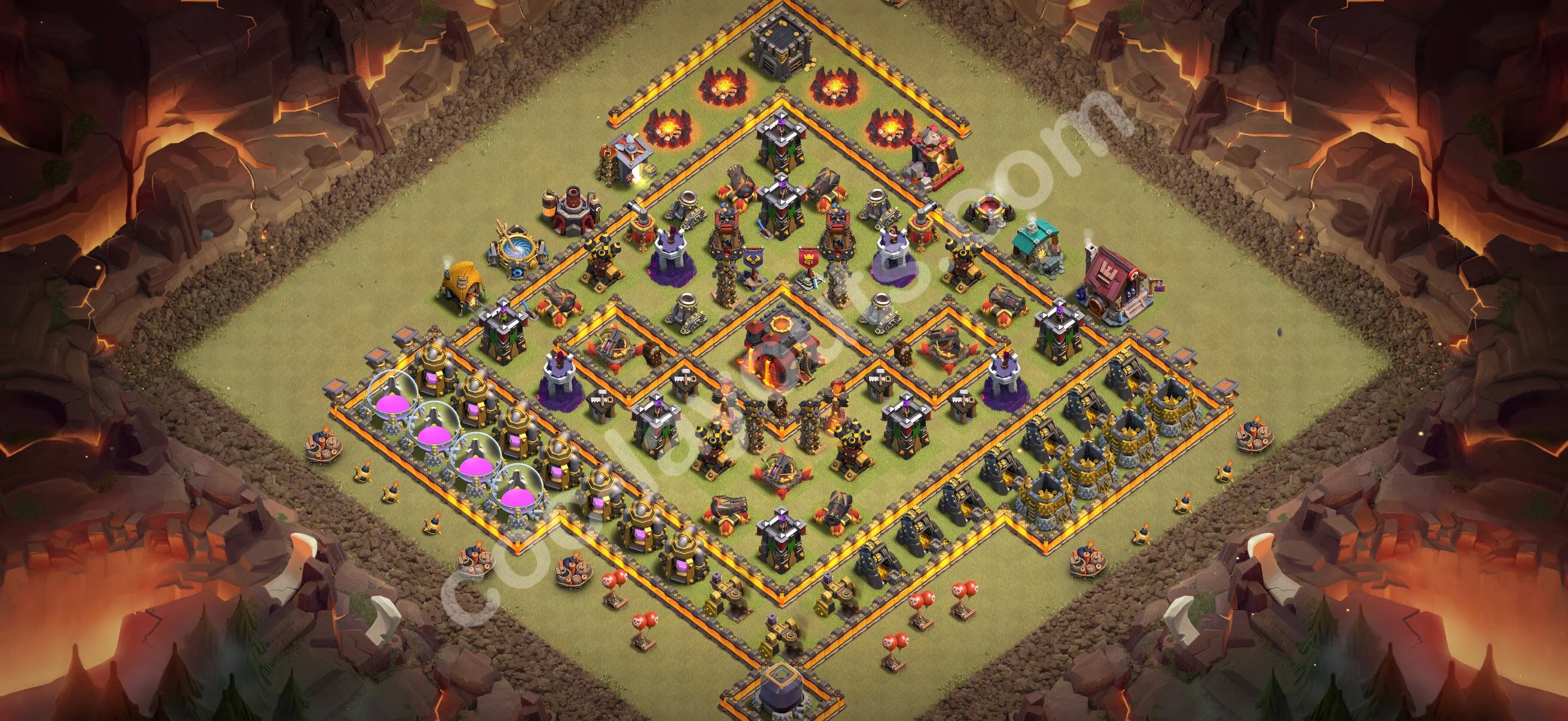 Top War Base TH10 with Link, Anti Everything, Hybrid - CWL Defence Plan 2026 - Clash of Clans - (#202) — Війна BH10