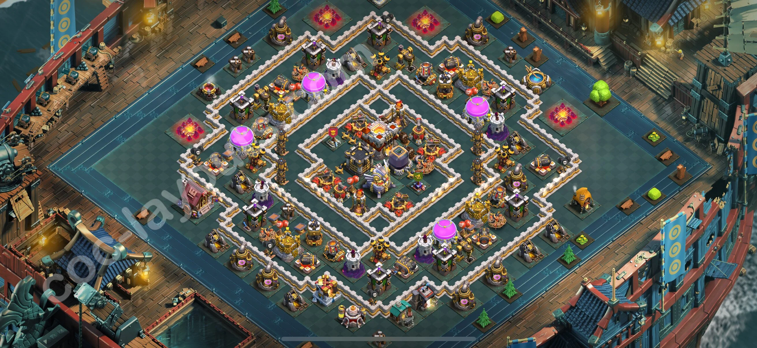 Anti 2 Stars Base TH11 with Link, Legend League - best plan / layout / design - Clash of Clans 2026 - (#60) — Защита TH11