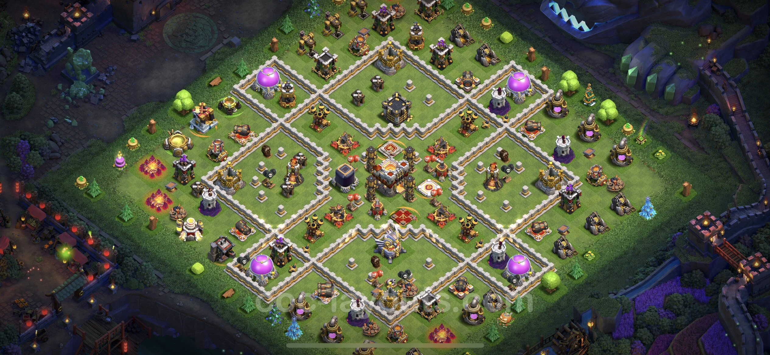 Farming Base TH11 Max Levels with Link, Hybrid - plan / layout / design - Clash of Clans - (#33) — Farm TH11
