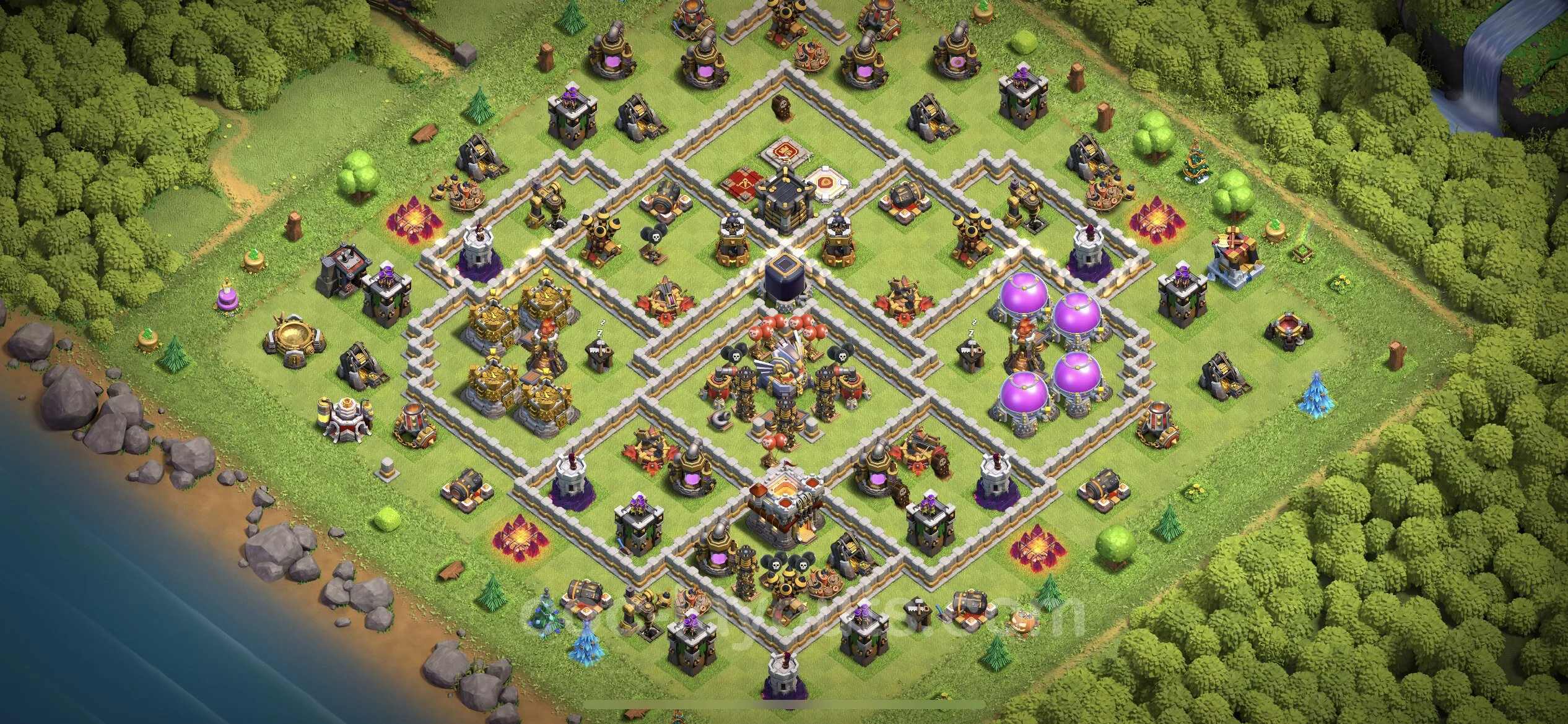 Farming Base TH11 Max Levels with Link - plan / layout / design - Clash of Clans - (#48) — Farm TH11