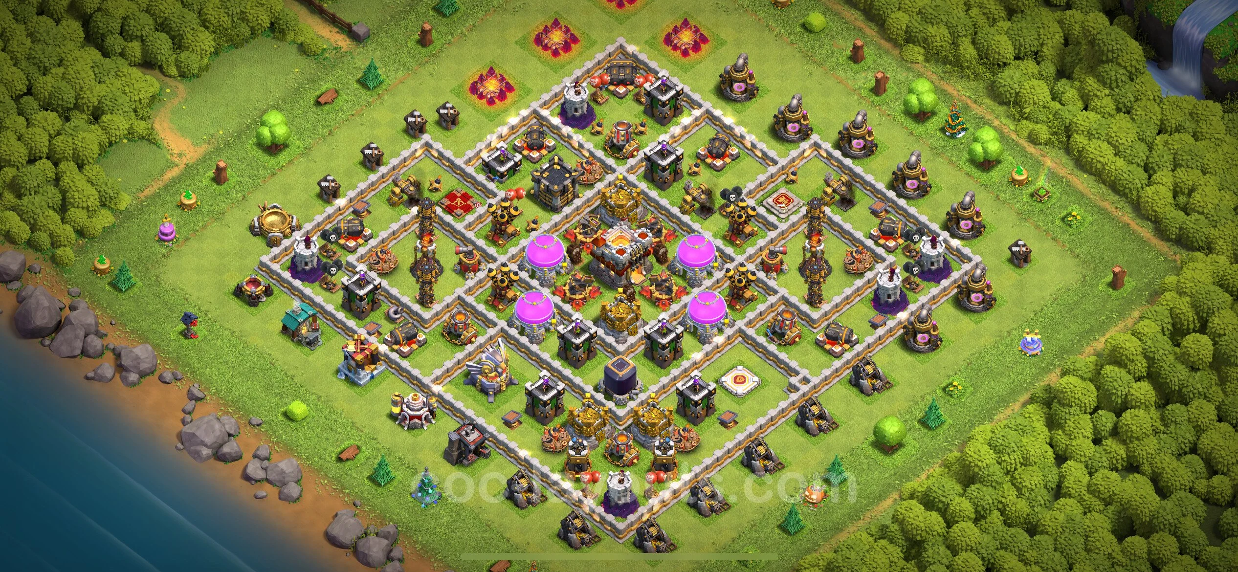 Farming Base TH11 Max Levels with Link, Anti Everything - plan / layout / design - Clash of Clans - (#58) — Farm TH11