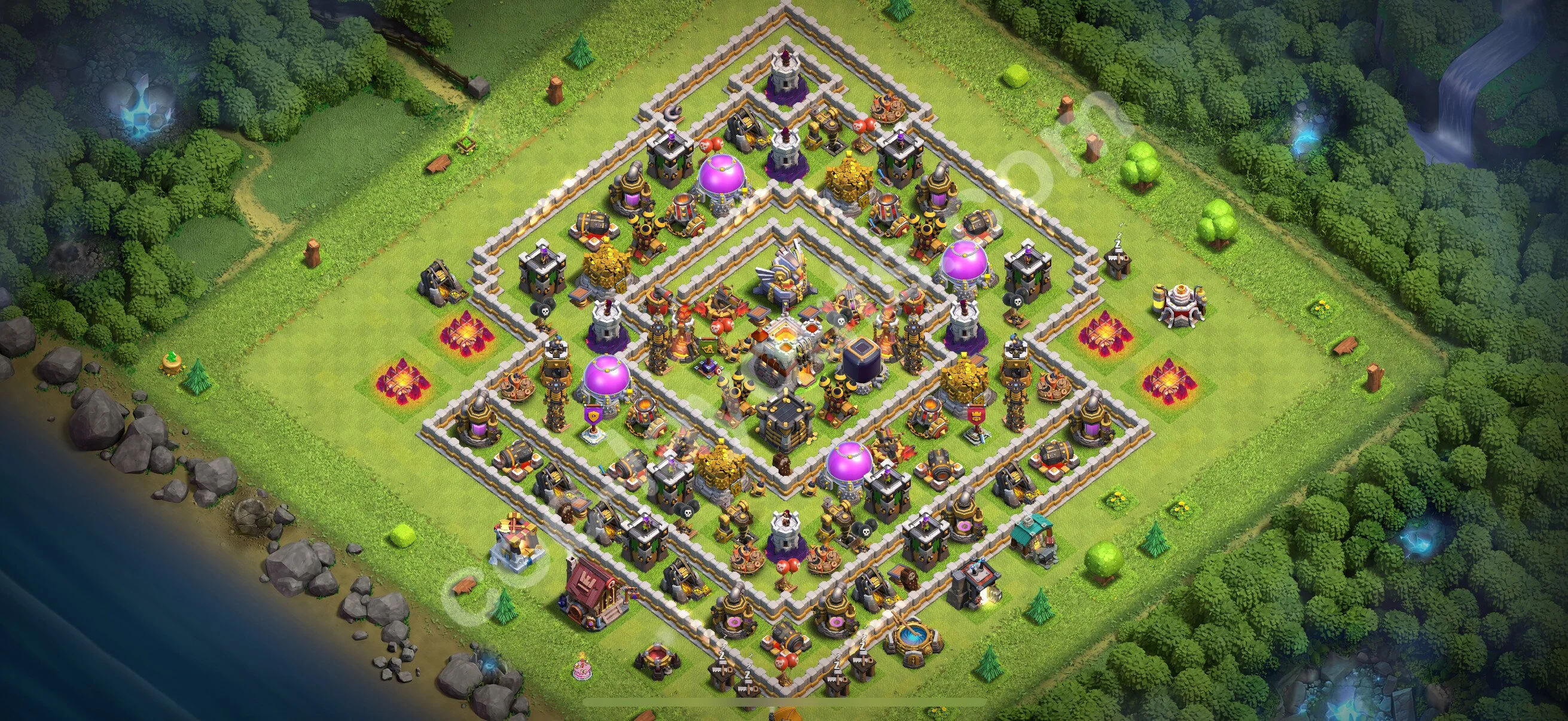 Farming Base TH11 Max Levels with Link, Anti 3 Stars - plan / layout / design - Clash of Clans 2026 - (#64) — फ़ार्मिंग TH11
