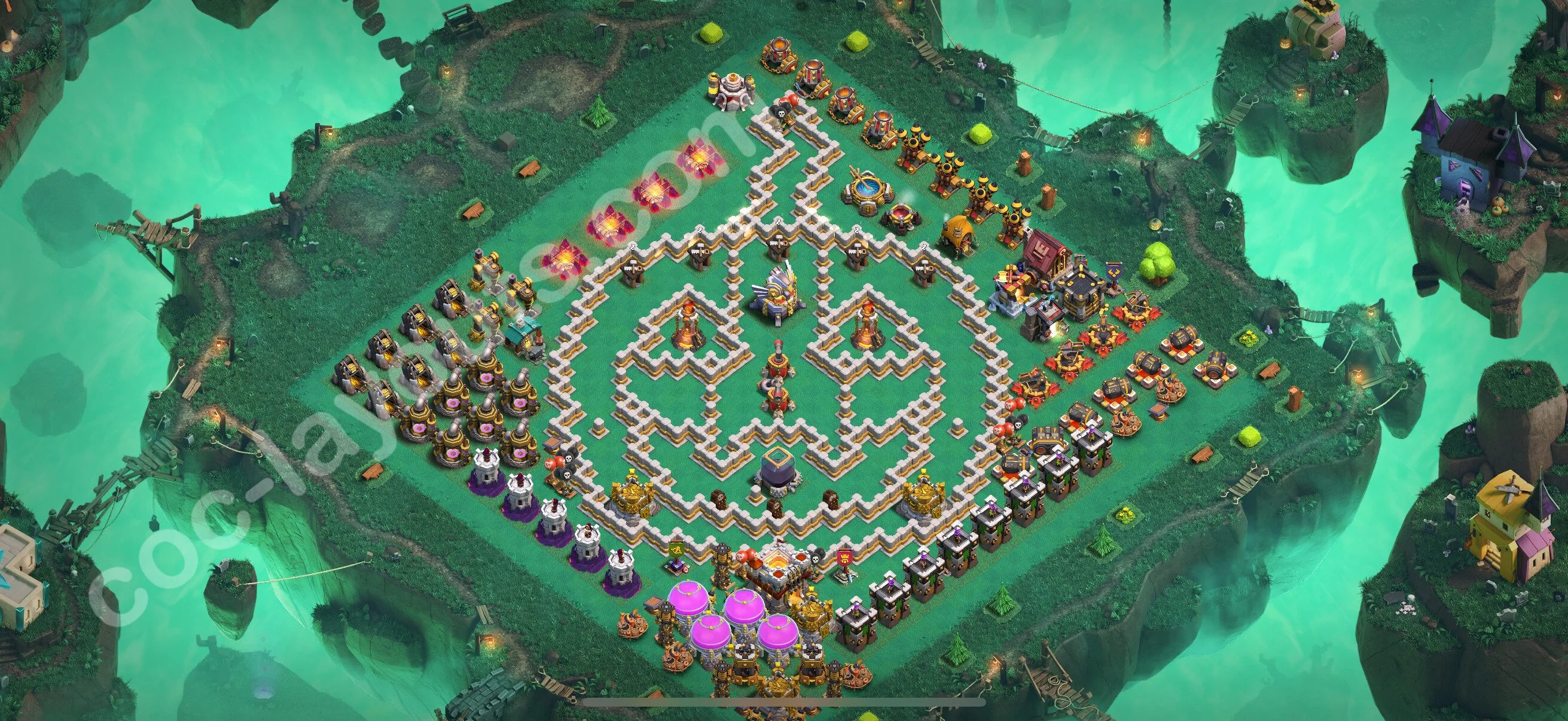 Top Troll Funny Base TH11 with Link - Funny Art Plan 2026 - Clash of Clans - (#88) — 趣味 TH11