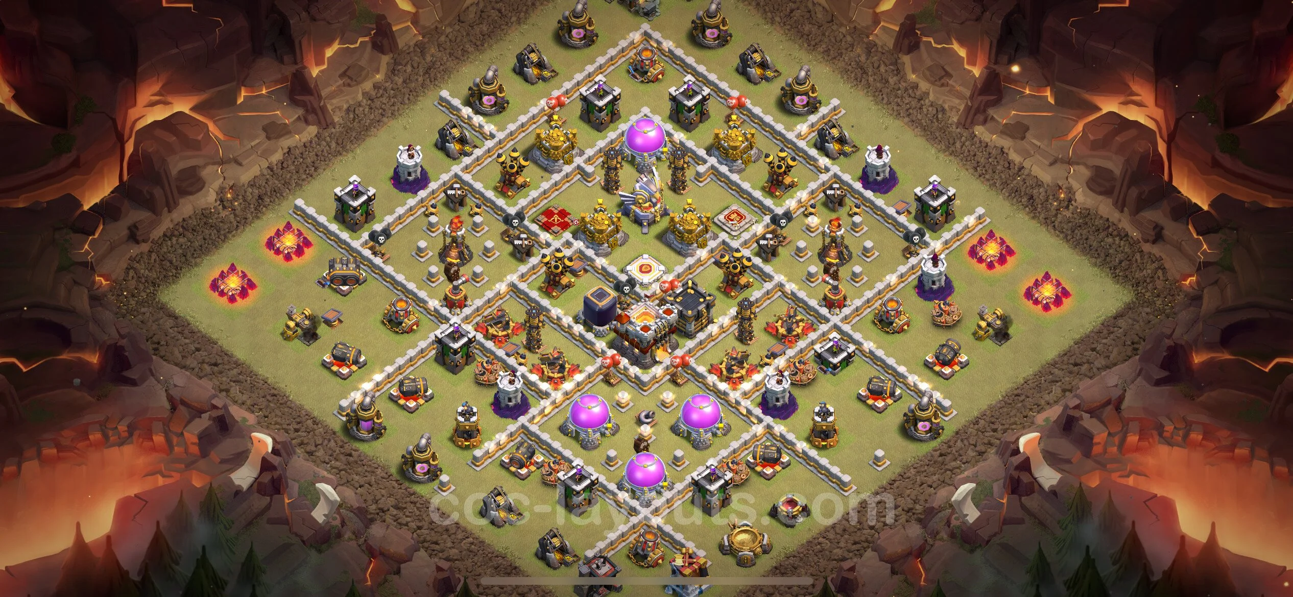 Top War Base TH11 with Link, Hybrid - Anti 2 Stars CWL Plan - Clash of Clans - (#101) — Війна BH11