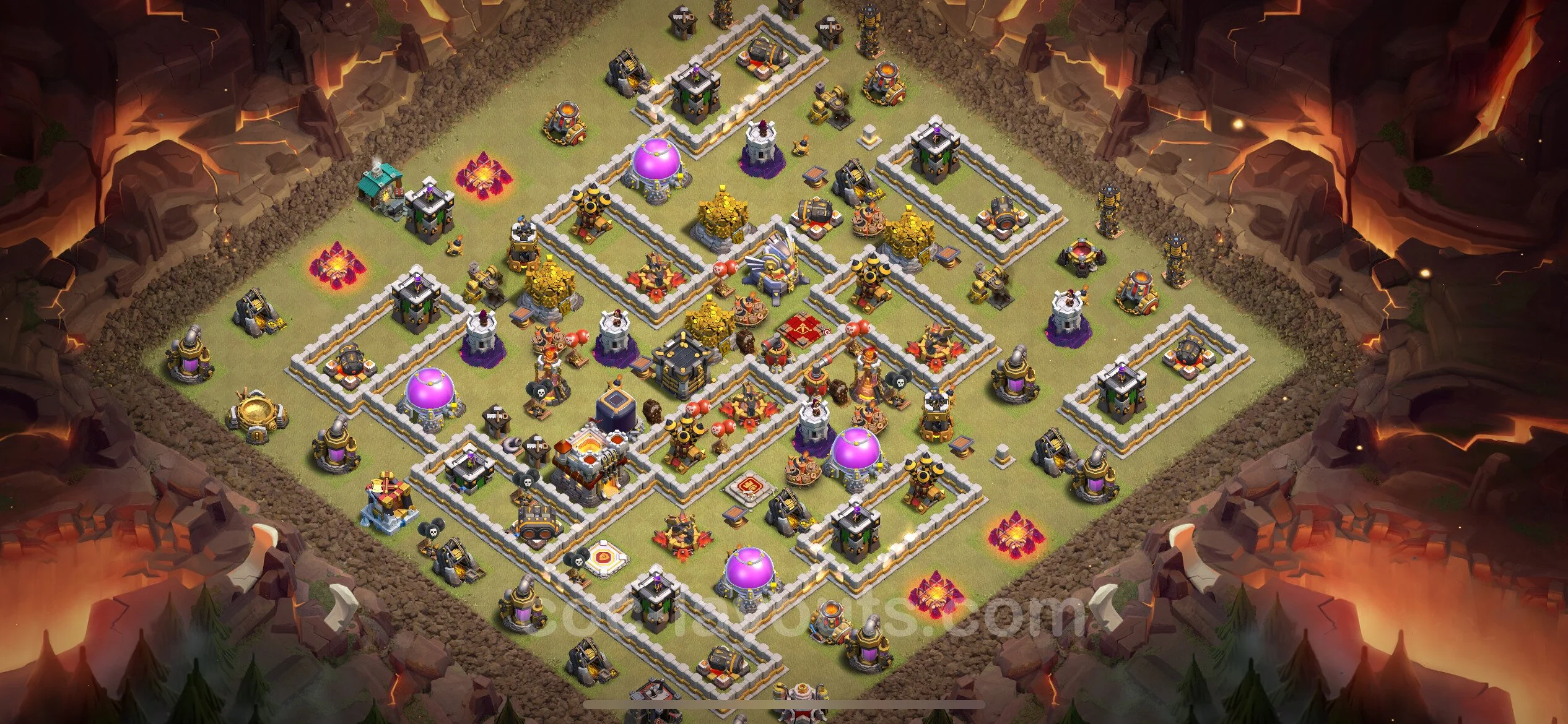 Top War Base TH11 with Link - CWL Defence Plan - Clash of Clans - (#102) — War BH11