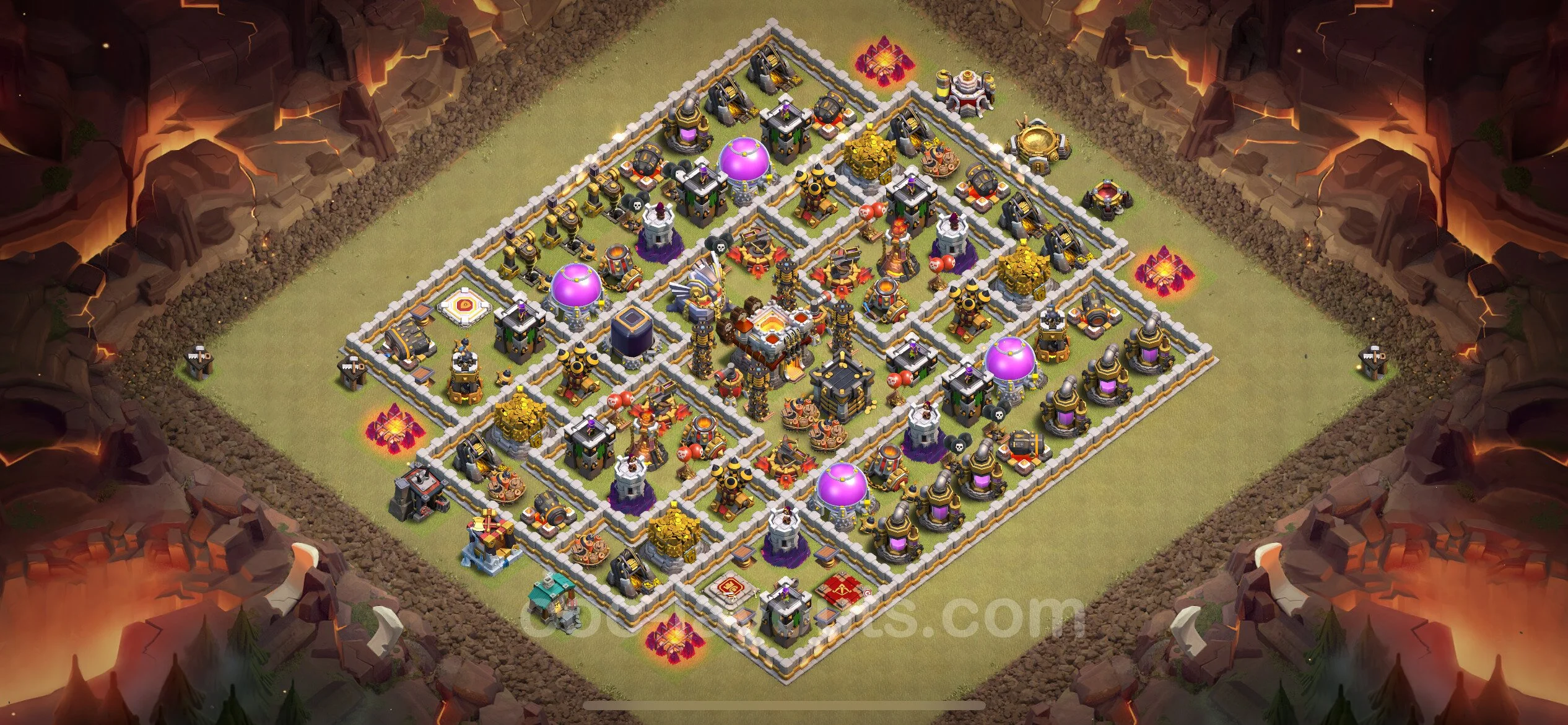 Top War Base TH11 with Link, Hybrid - CWL Defence Plan - Clash of Clans - (#108) — Війна BH11