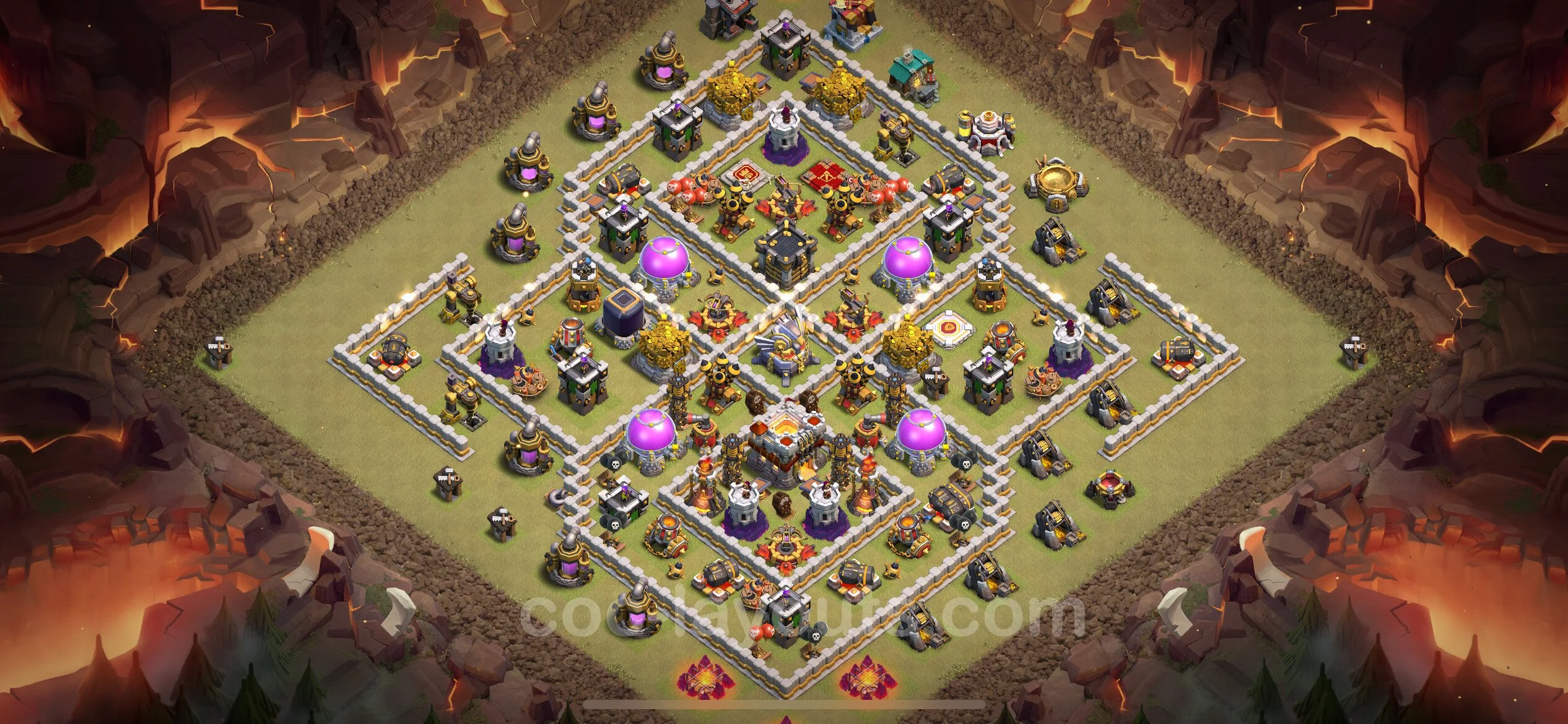 Top War Base TH11 with Link, Anti Everything - Anti 3 Stars CWL Plan - Clash of Clans - (#117) — Wojna BH11