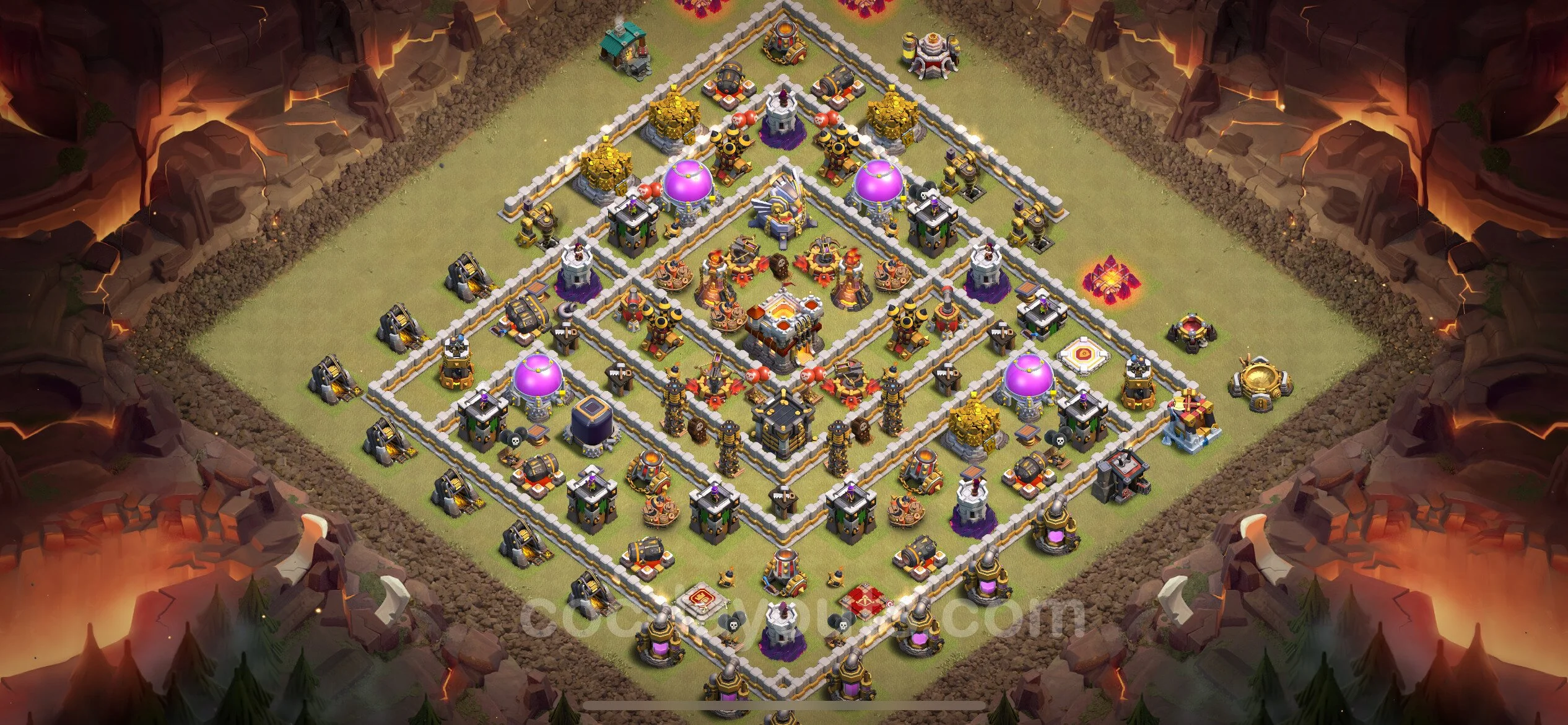 Top War Base TH11 with Link, Hybrid - Anti 2 Stars CWL Plan - Clash of Clans - (#119) — Війна BH11