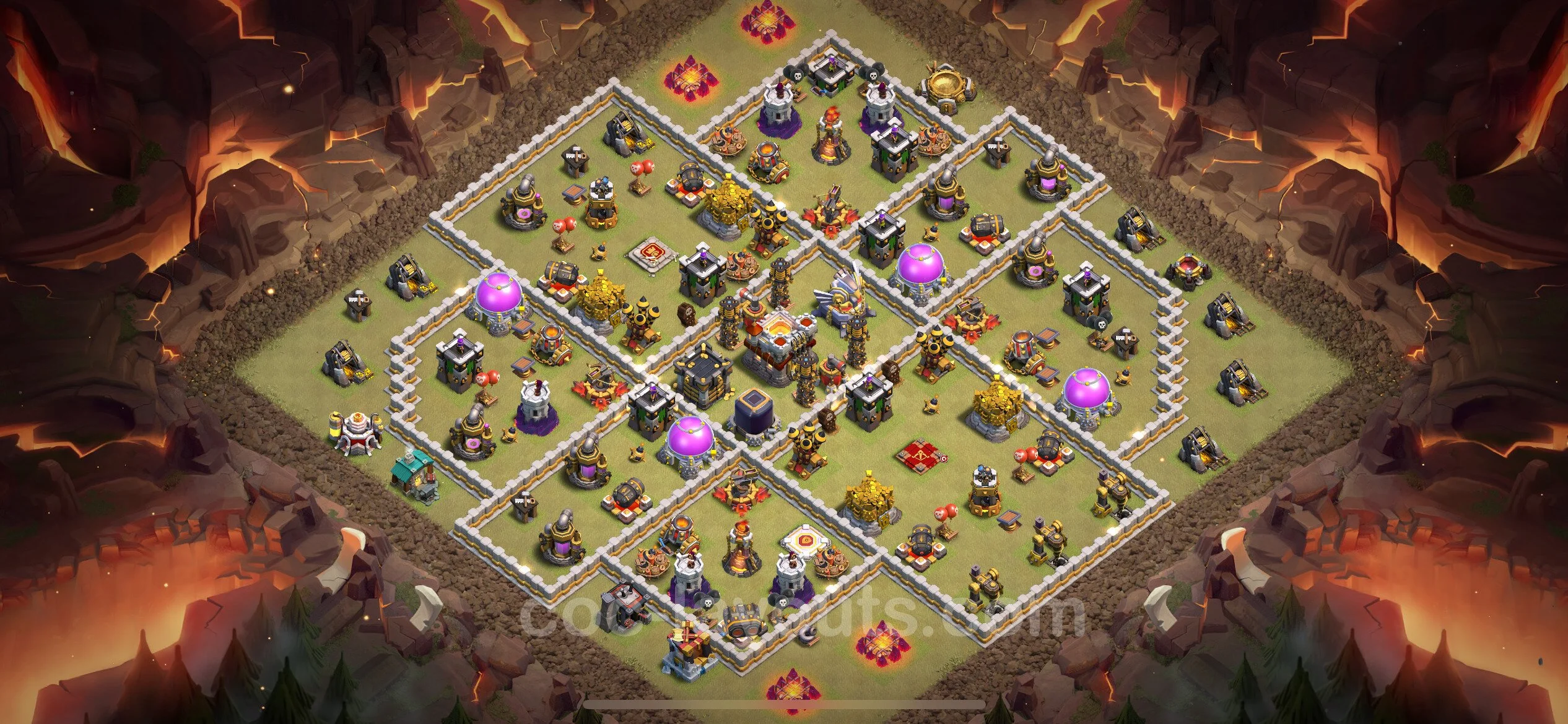 Top War Base TH11 with Link, Anti Everything - Anti 2 Stars CWL Plan - Clash of Clans - (#121) — Война BH11