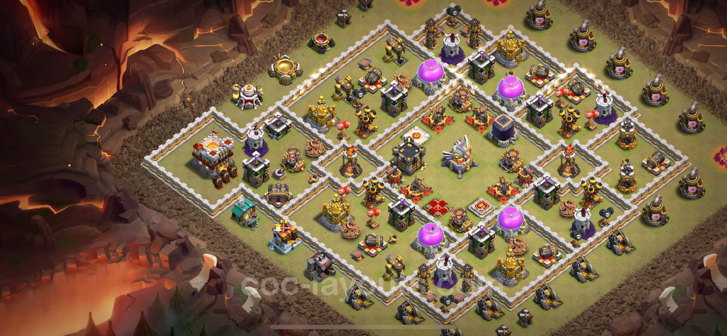 Top War Base TH11 with Link, Anti Air / Electro Dragon - Anti 3 Stars CWL Plan - Clash of Clans - (#126) — Wojna BH11