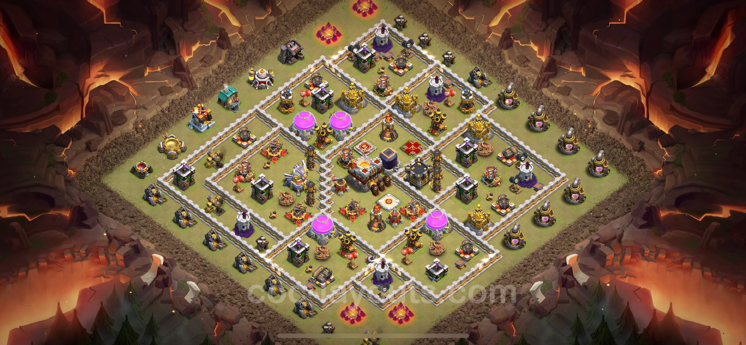 Top War Base TH11 with Link, Hybrid - Anti 2 Stars CWL Plan - Clash of Clans - (#127) — Війна BH11