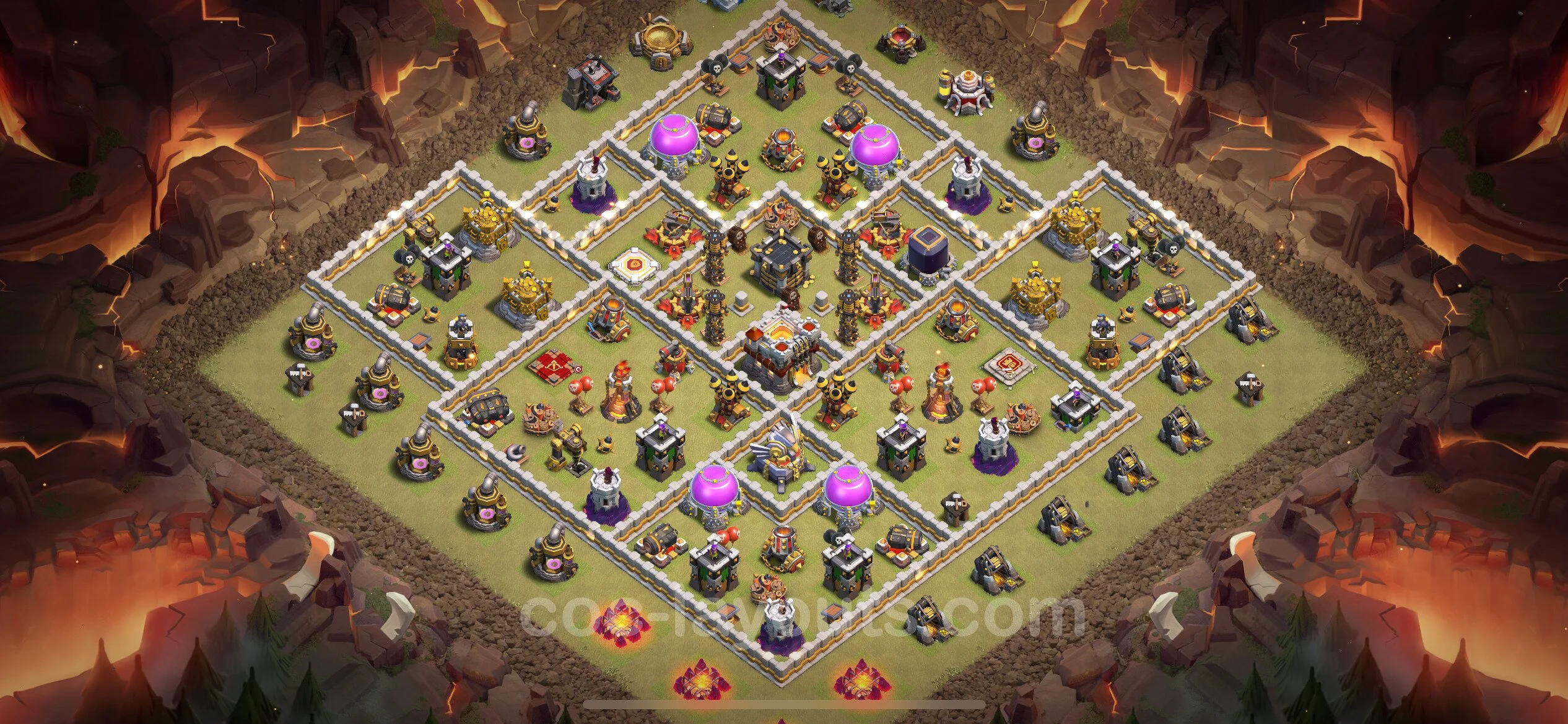 Top War Base TH11 with Link, Anti Everything - Anti 3 Stars CWL Plan - Clash of Clans - (#134) — Krieg BH11