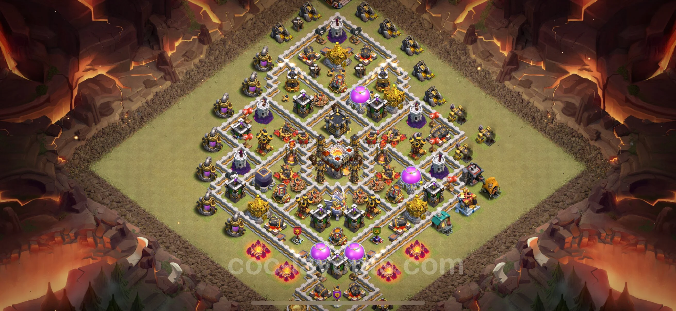 Top War Base TH11 with Link, Hybrid - Anti 3 Stars CWL Plan - Clash of Clans - (#145) — Wojna BH11