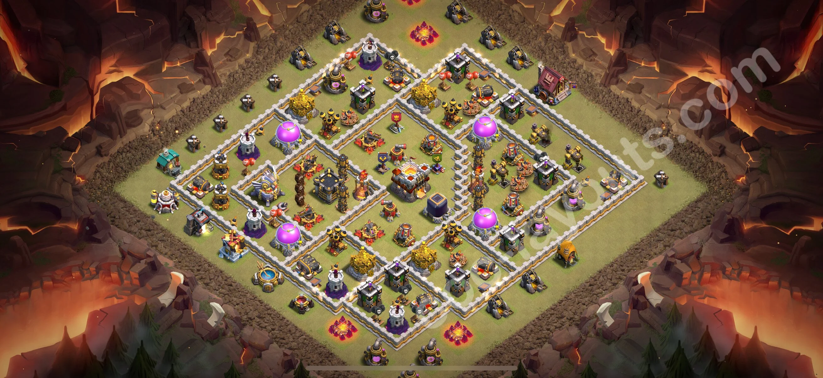 Top War Base TH11 with Link, Anti Everything - Anti 2 Stars CWL Plan 2026 - Clash of Clans - (#149) — Wojna BH11