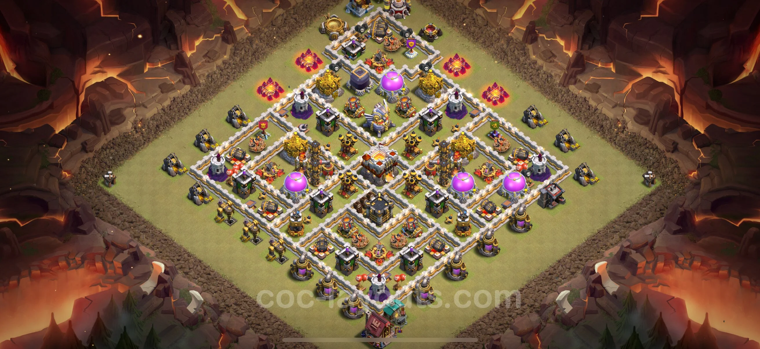 Top War Base TH11 with Link, Anti Everything, Hybrid - CWL Defence Plan - Clash of Clans - (#155) — Війна BH11