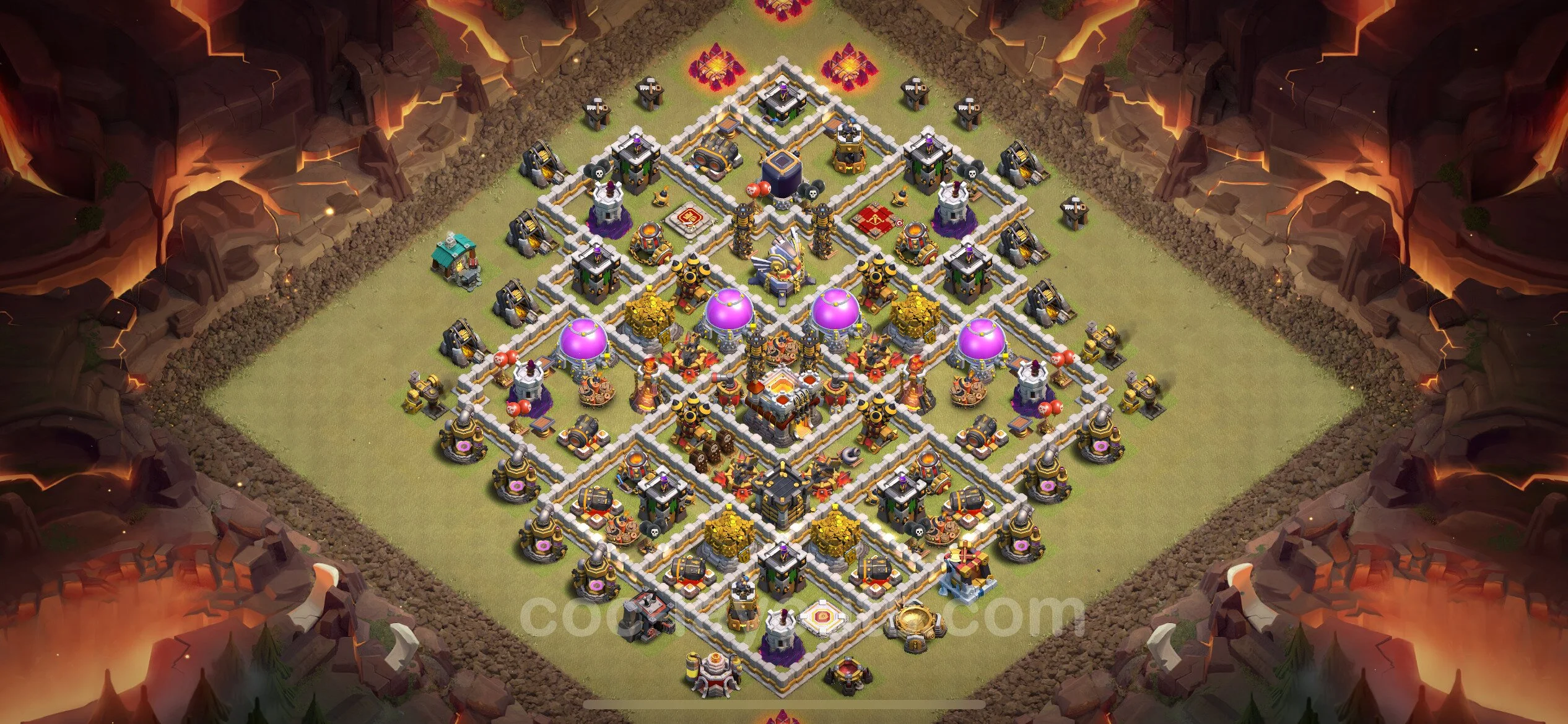 Top War Base TH11 with Link, Anti Everything - Anti 3 Stars CWL Plan - Clash of Clans - (#159) — Война BH11