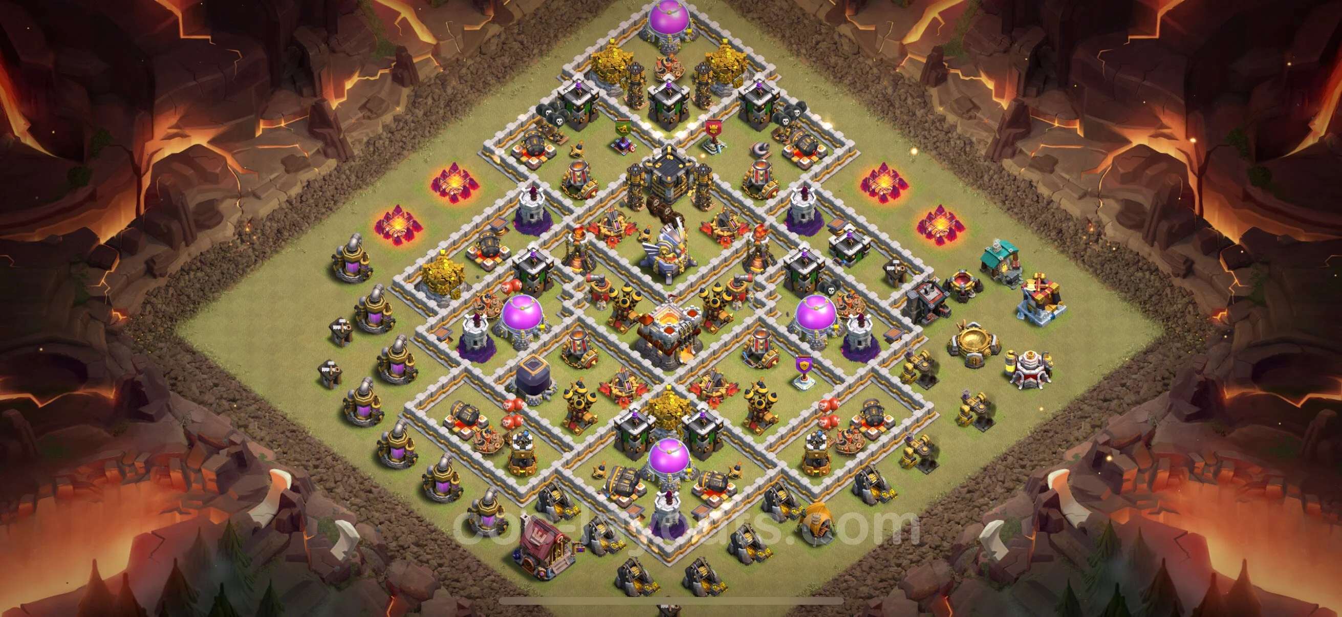 Top War Base TH11 with Link, Anti Everything - Anti 2 Stars CWL Plan - Clash of Clans - (#168) — Wojna BH11
