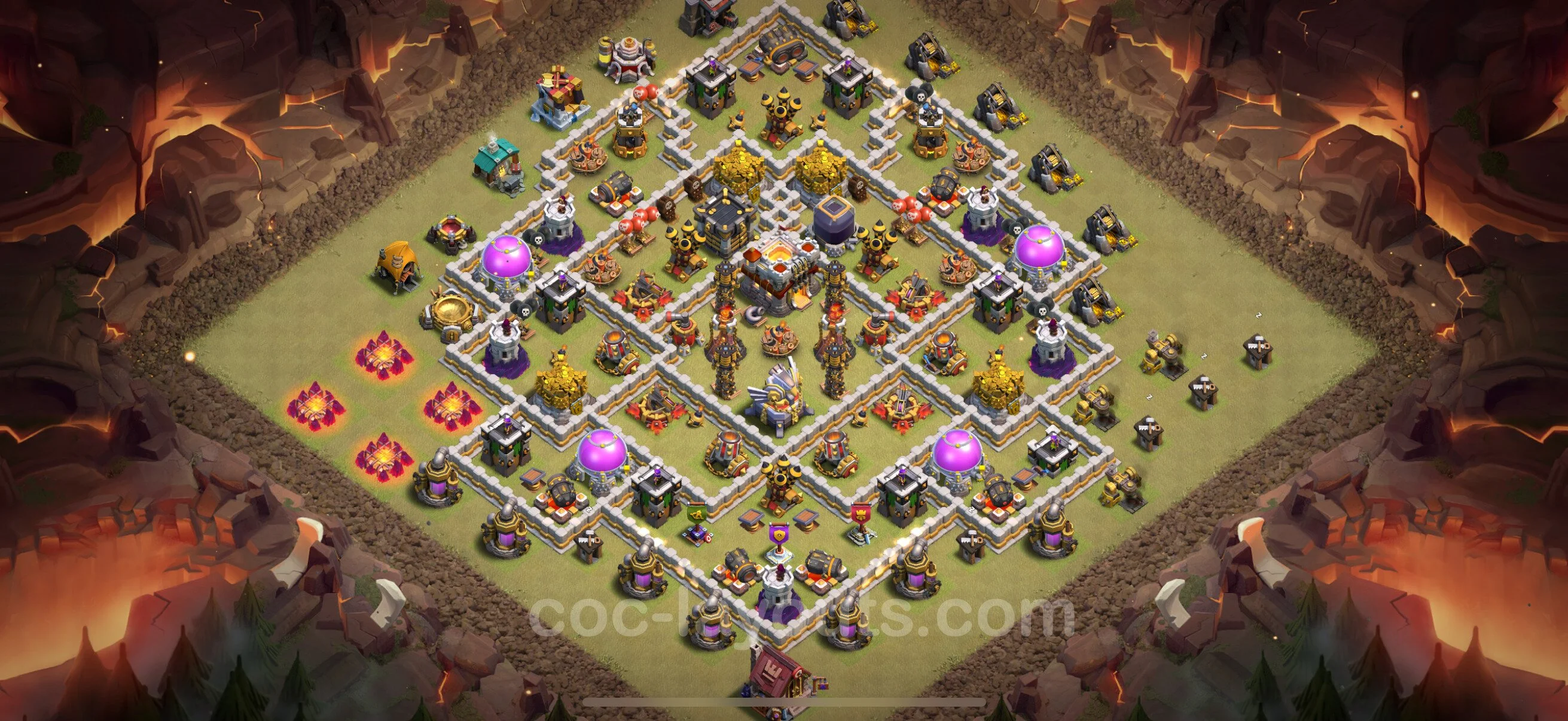 Top War Base TH11 with Link, Anti Everything - Anti 2 Stars CWL Plan - Clash of Clans - (#184) — Krieg BH11