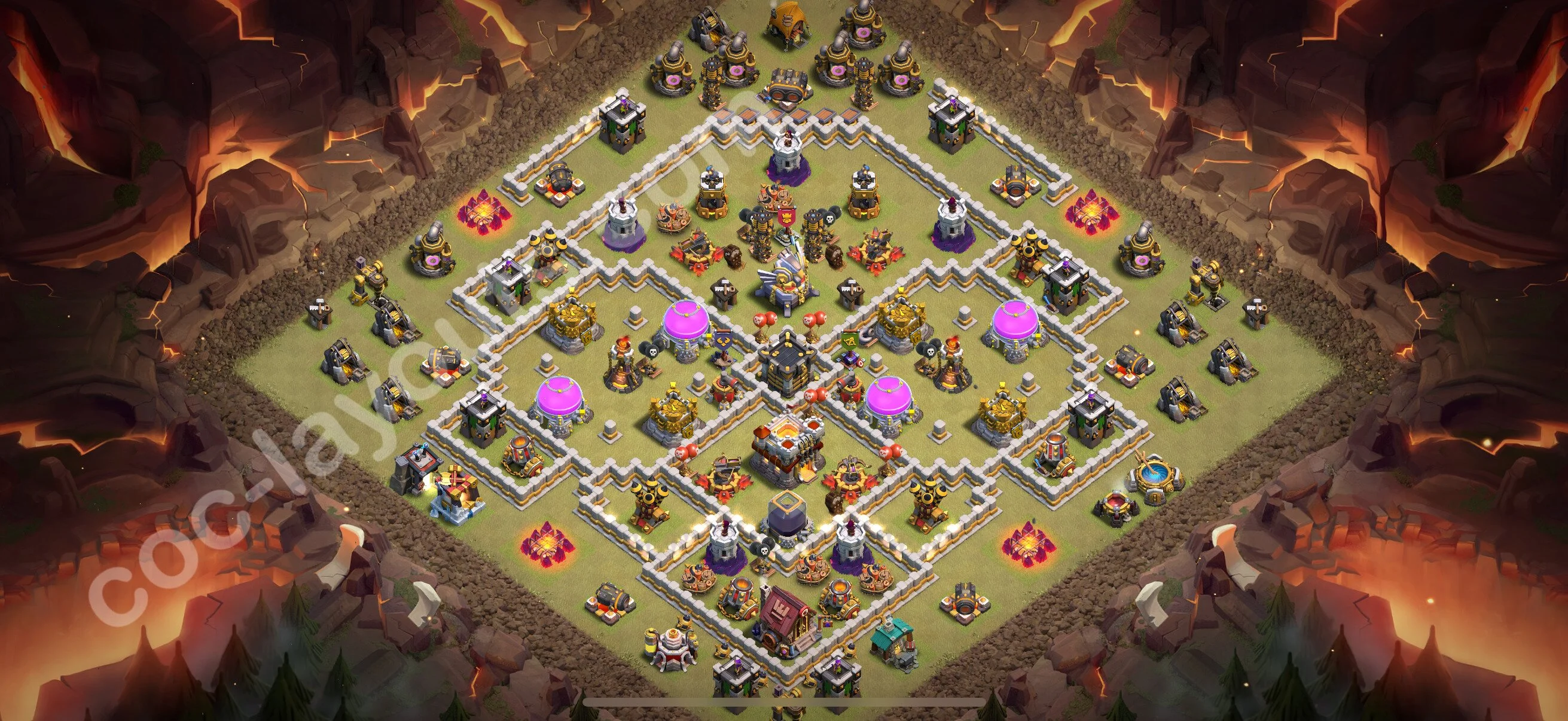 Top War Base TH11 with Link, Hybrid - Anti 2 Stars CWL Plan 2026 - Clash of Clans - (#193) — Война BH11