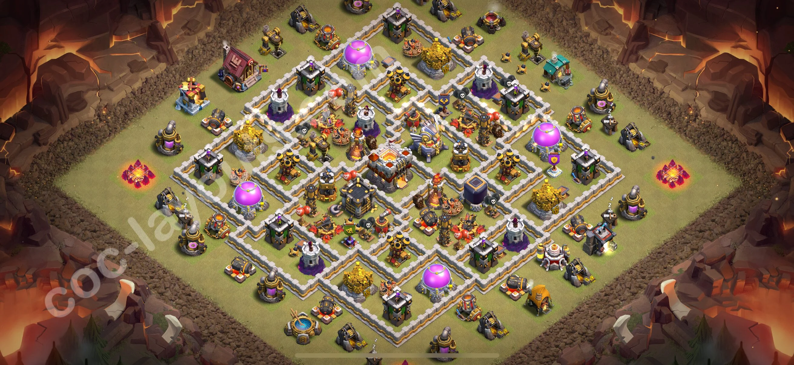 Top War Base TH11 with Link, Anti Air / Electro Dragon - CWL Defence Plan 2026 - Clash of Clans - (#197) — Война BH11