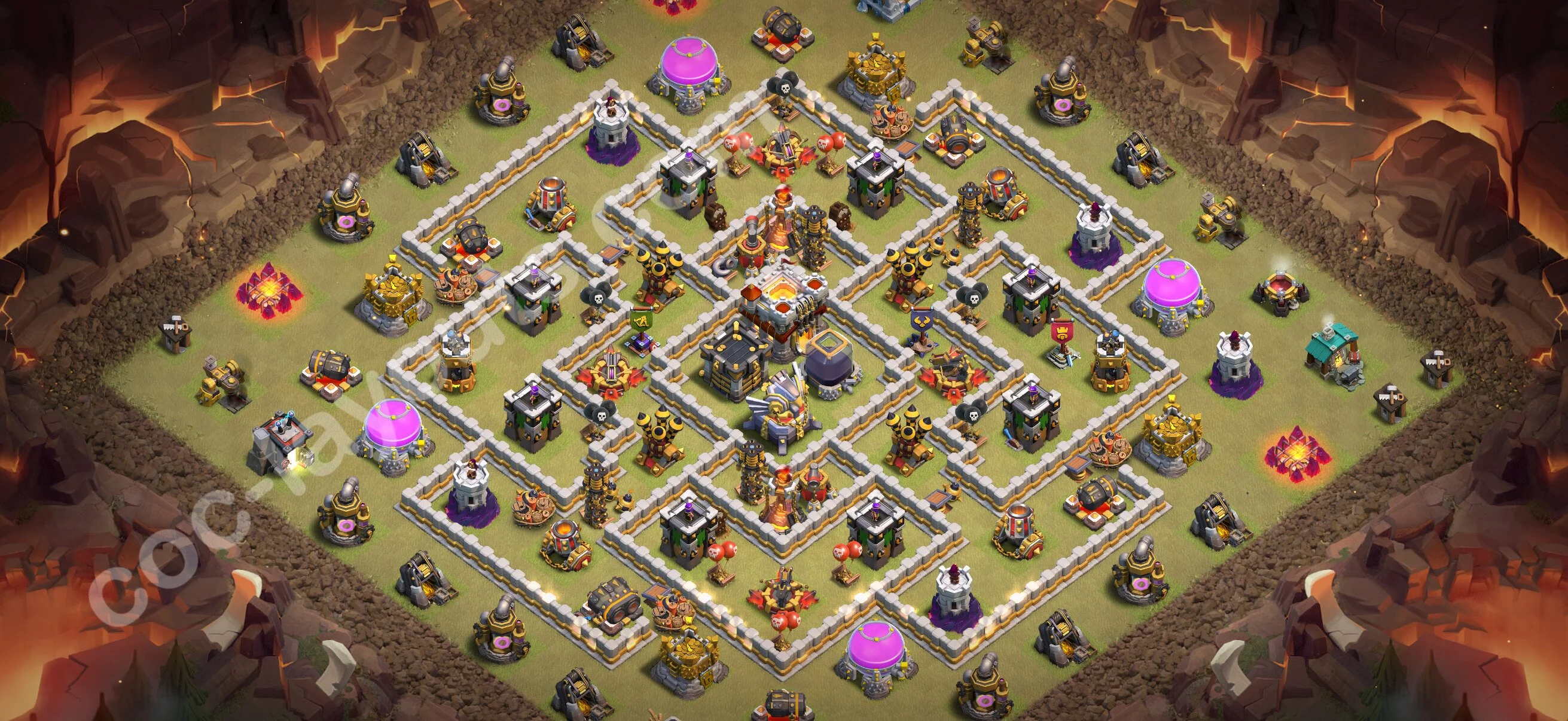 Top War Base TH11 with Link, Anti Air / Electro Dragon, Hybrid - CWL Defence Plan 2026 - Clash of Clans - (#200) — Krieg BH11