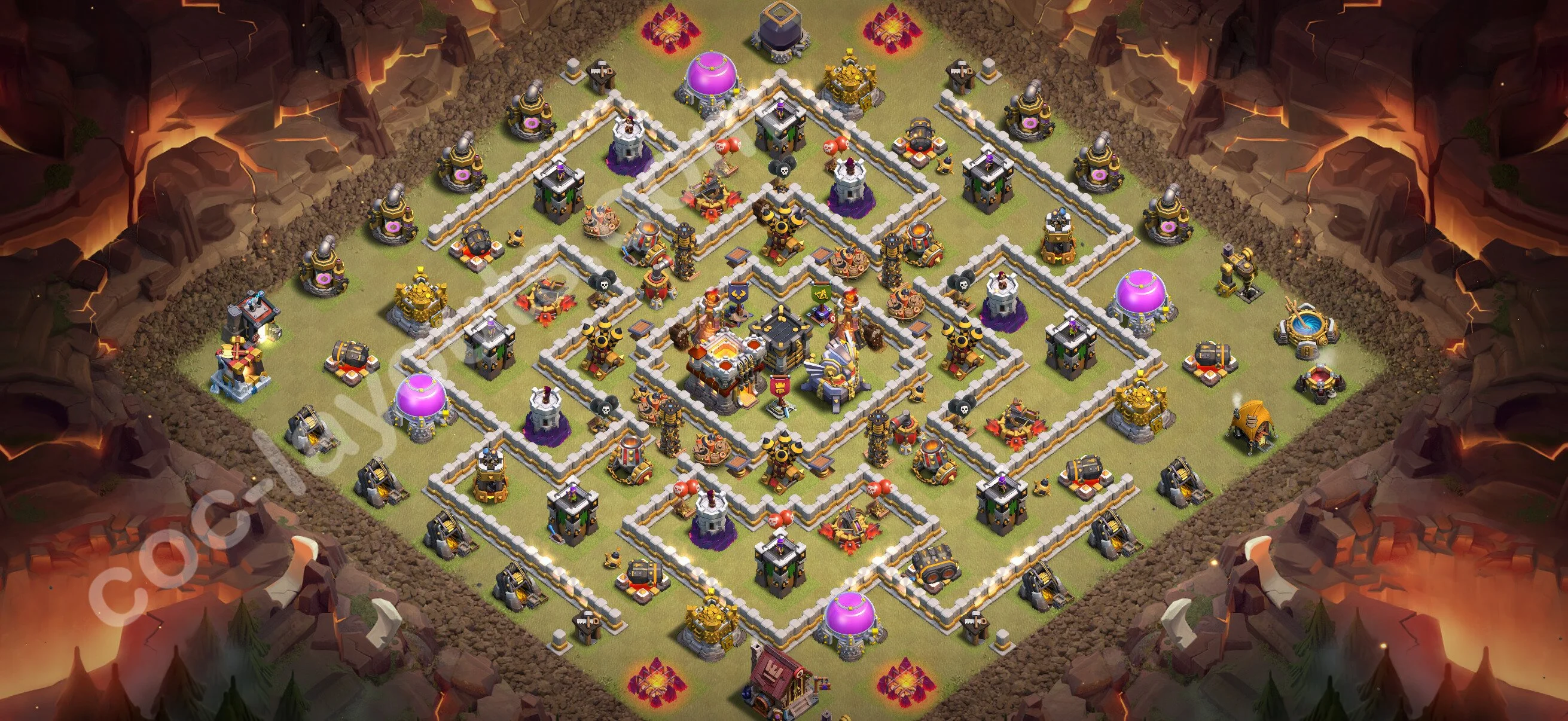 Top War Base TH11 with Link, Anti Air / Electro Dragon - CWL Defence Plan 2026 - Clash of Clans - (#201) — Війна BH11