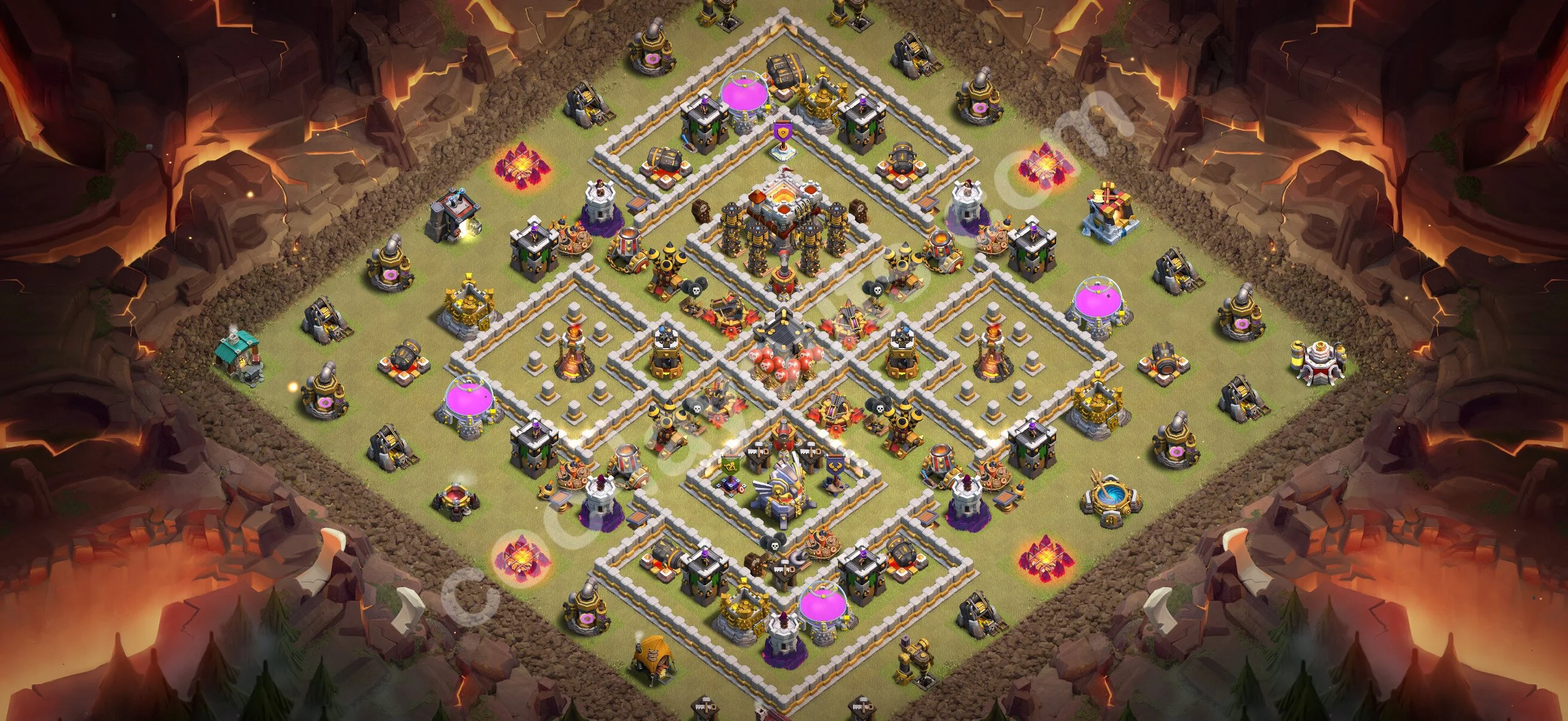 Top War Base TH11 with Link - Anti 3 Stars CWL Plan 2026 - Clash of Clans - (#204) — Війна BH11