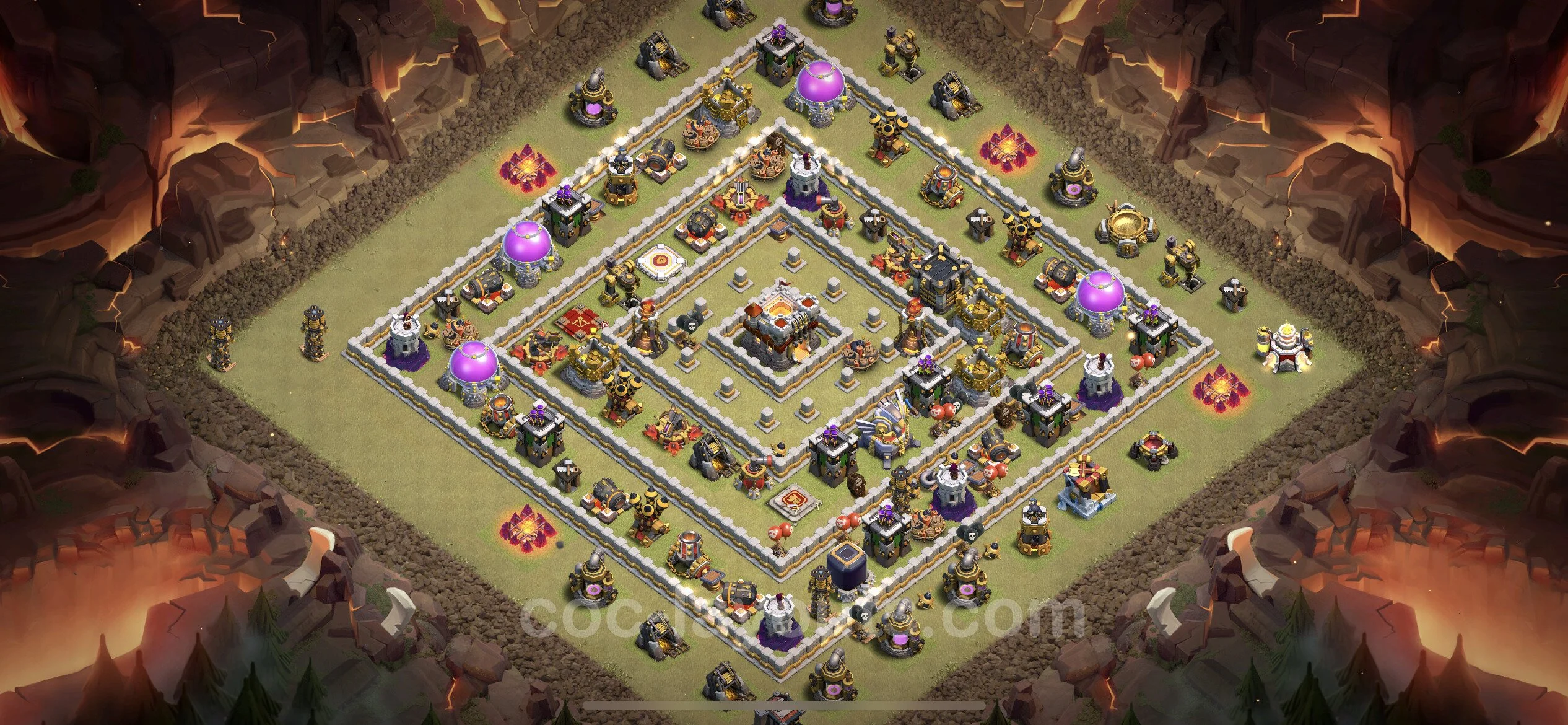 Top War Base TH11 with Link, Anti Everything - Anti 3 Stars CWL Plan - Clash of Clans - (#45)