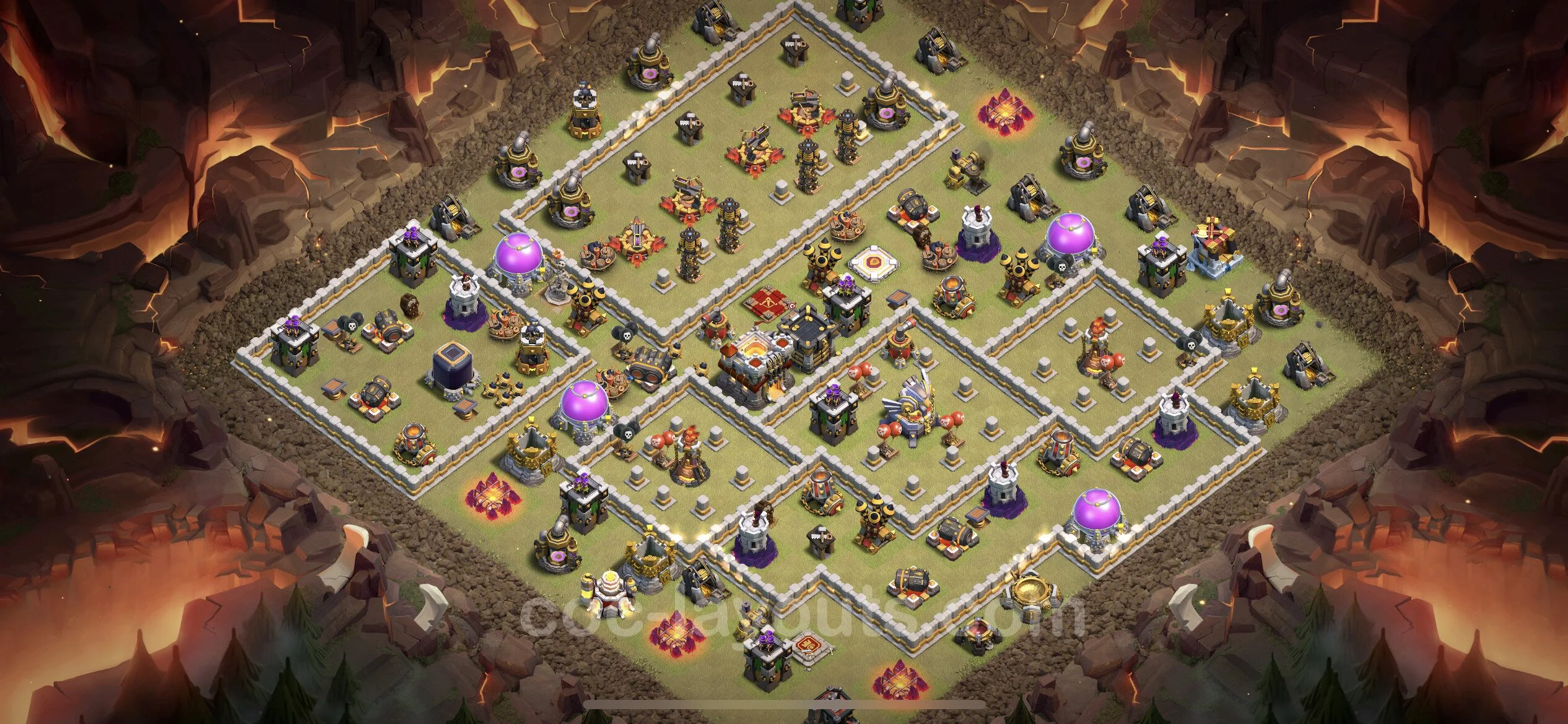 Top War Base TH11 with Link, Anti Everything - Anti 2 Stars CWL Plan - Clash of Clans - (#53) — Krieg BH11