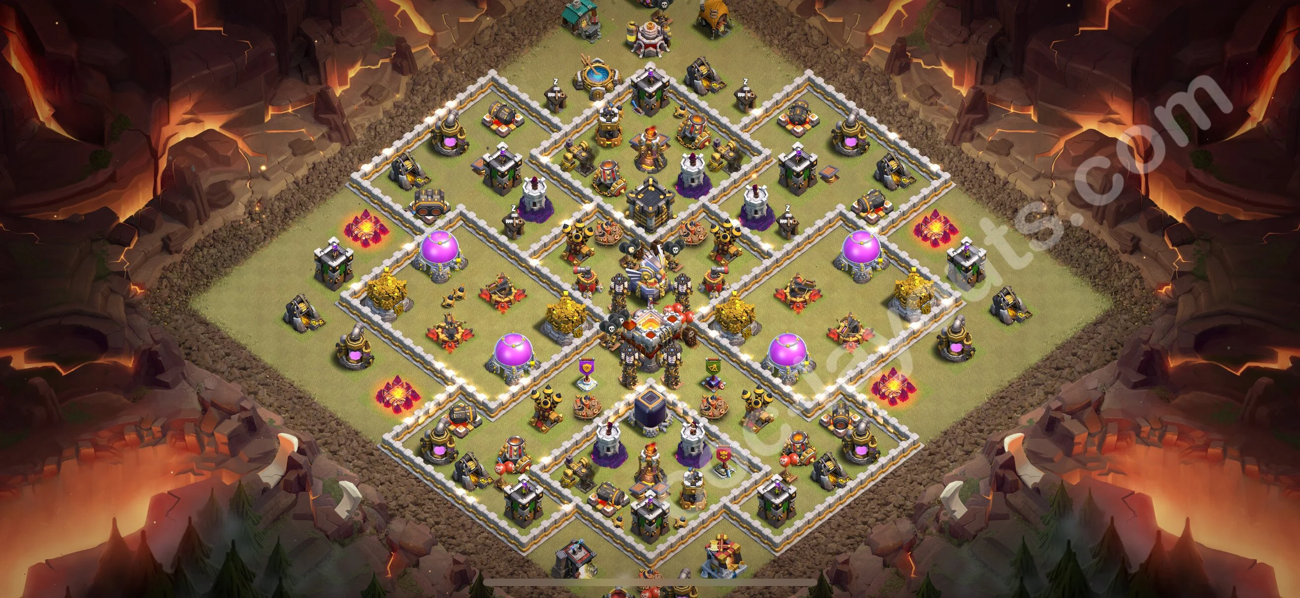 Top War Base TH11 with Link, Legend League, Hybrid - CWL Defence Plan 2026 - Clash of Clans - (#60) — Война BH11