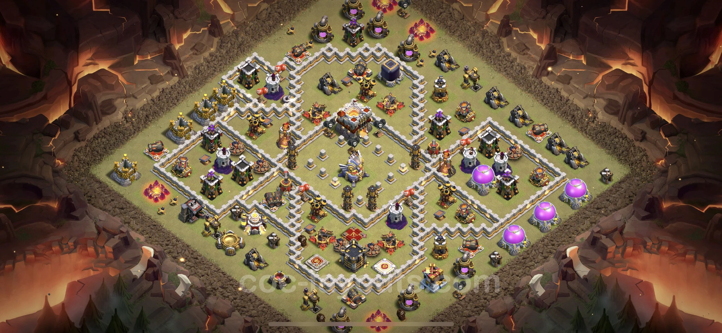 Top War Base TH11 with Link - CWL Defence Plan - Clash of Clans - (#67) — Oorlog BH11