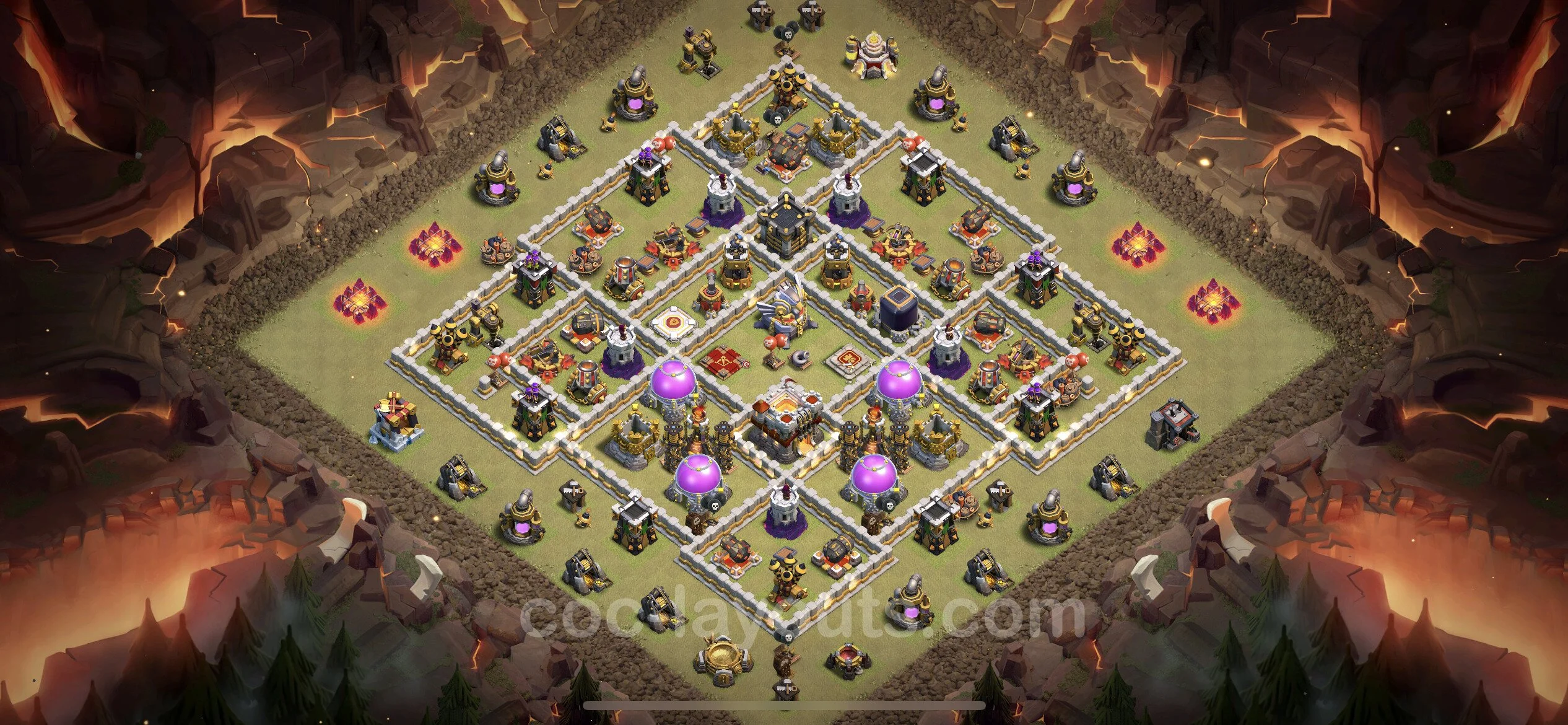 Top War Base TH11 with Link, Hybrid - Anti 3 Stars CWL Plan - Clash of Clans - (#69) — Війна BH11