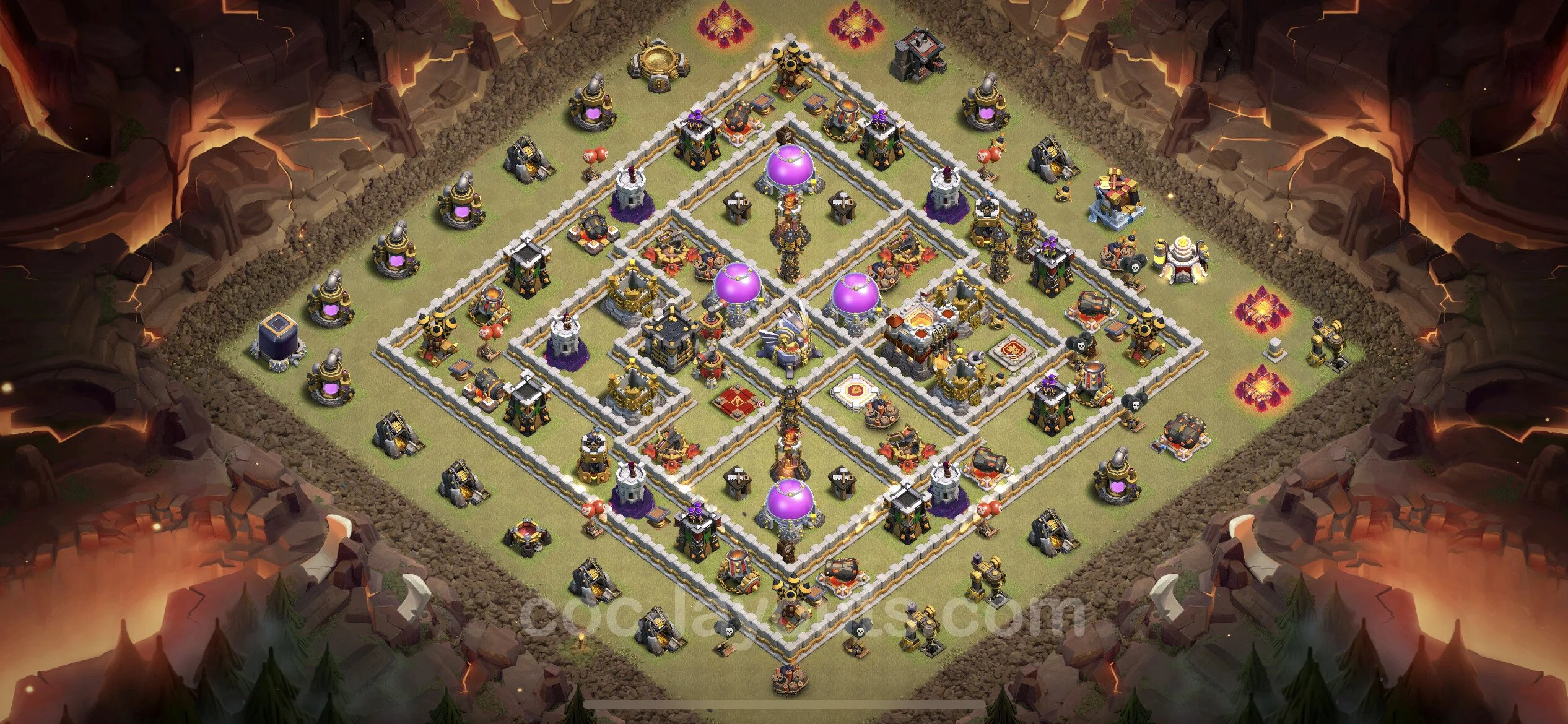 Top War Base TH11 with Link, Anti Everything - CWL Defence Plan - Clash of Clans - (#70) — Savaş BH11