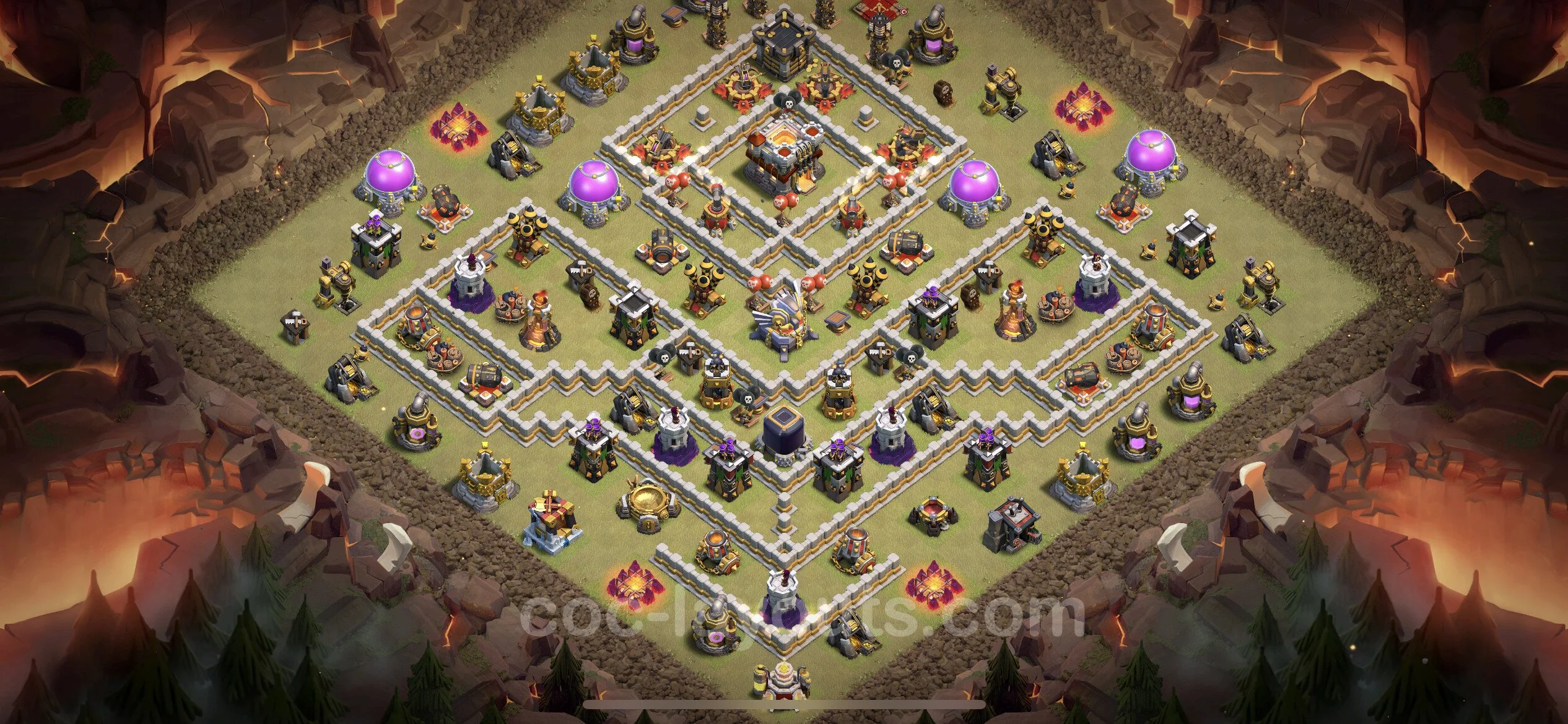 Top War Base TH11 with Link - Max Levels CWL Plan - Clash of Clans - (#78) — Savaş BH11