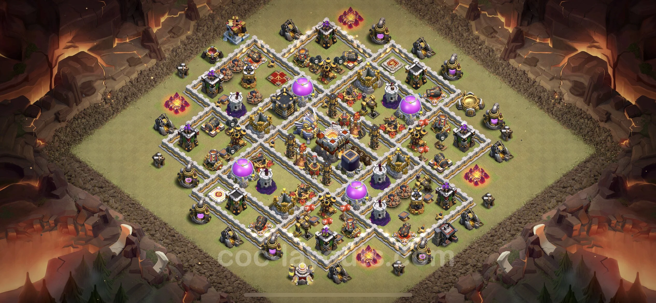 Top War Base TH11 with Link, Hybrid - Anti 2 Stars CWL Plan - Clash of Clans - (#79) — Oorlog BH11