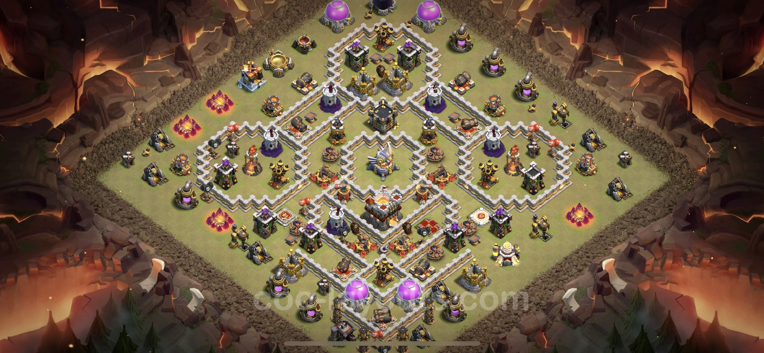 Top War Base TH11 with Link - Anti 3 Stars CWL Plan - Clash of Clans - (#80) — Krieg BH11