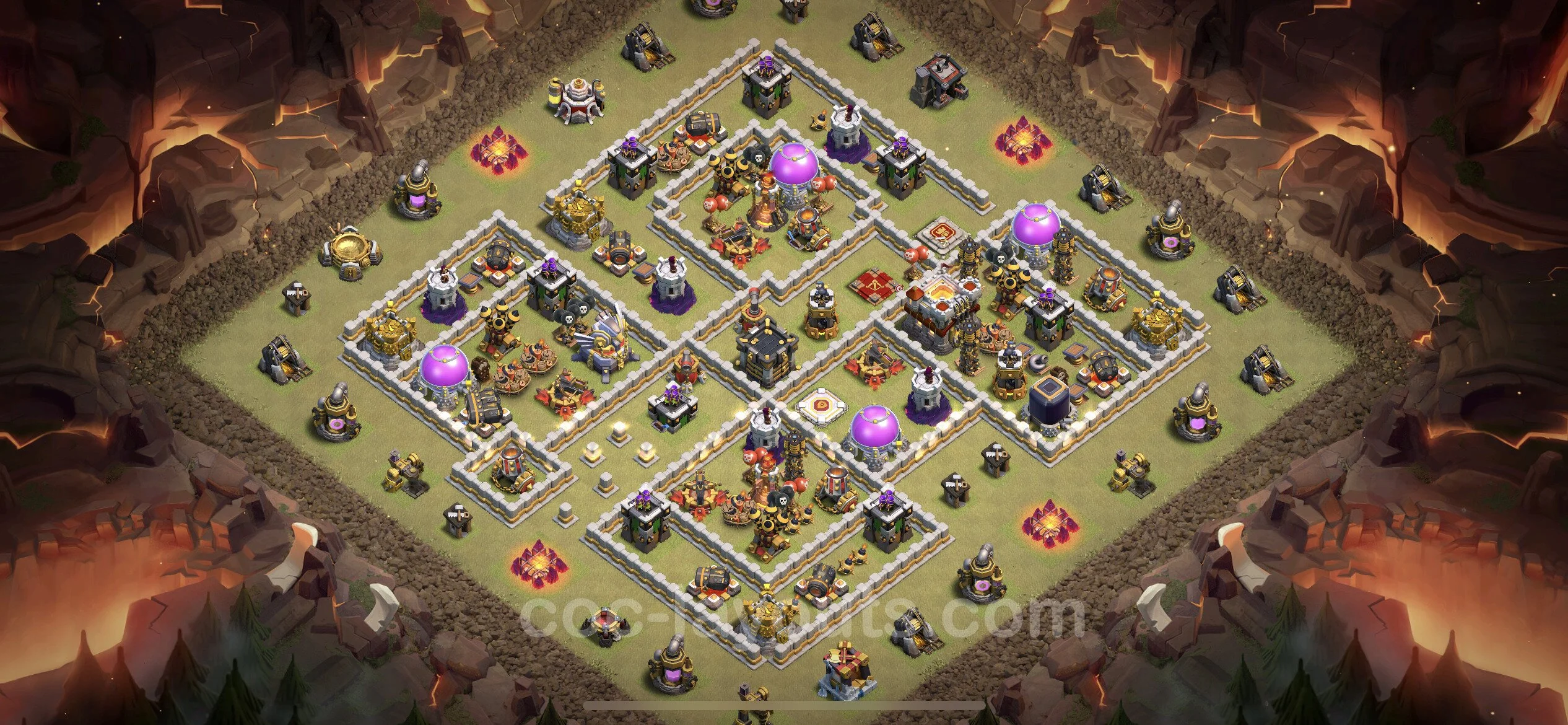 Top War Base TH11 with Link, Anti Everything - Max Levels CWL Plan - Clash of Clans - (#84) — Война BH11