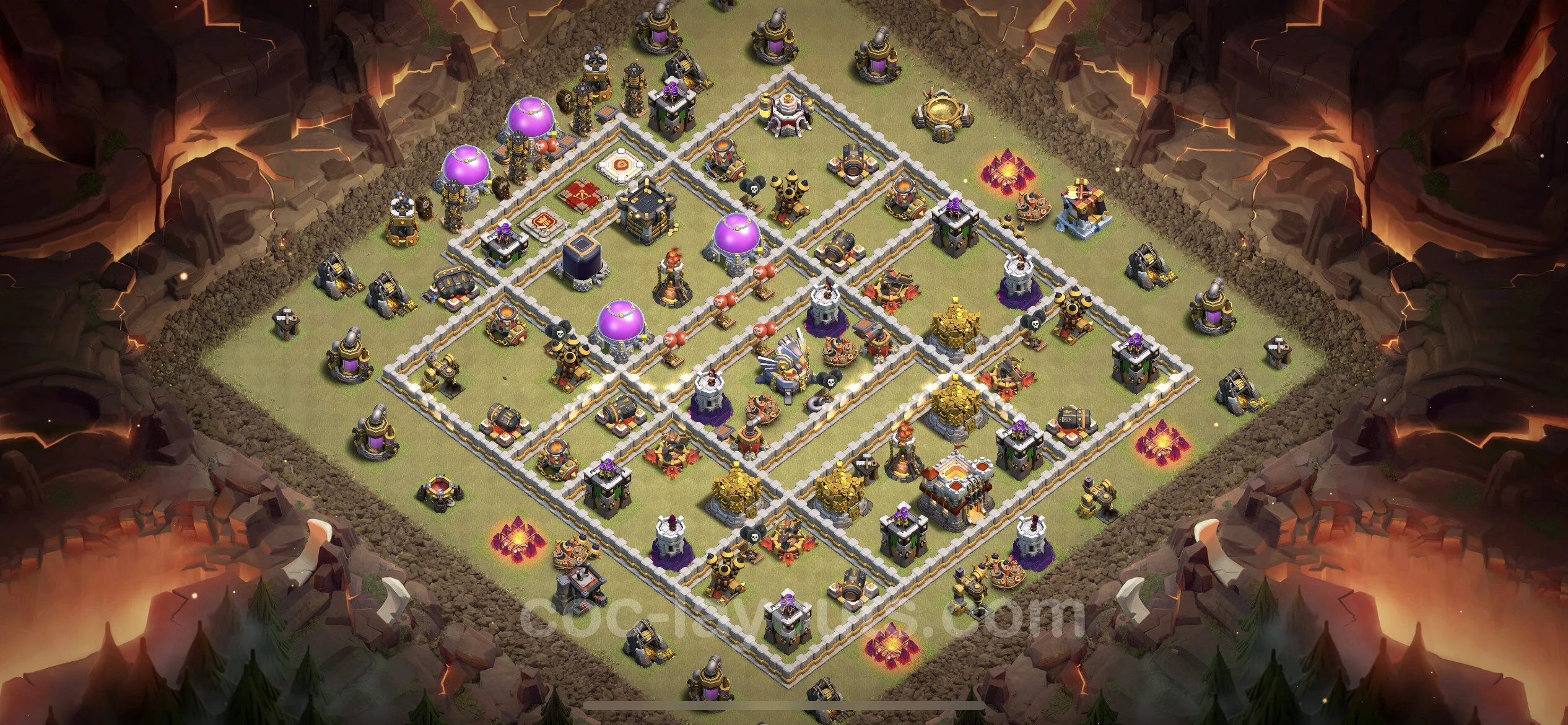 Top War Base TH11 with Link - Max Levels CWL Plan - Clash of Clans - (#94) — Война BH11