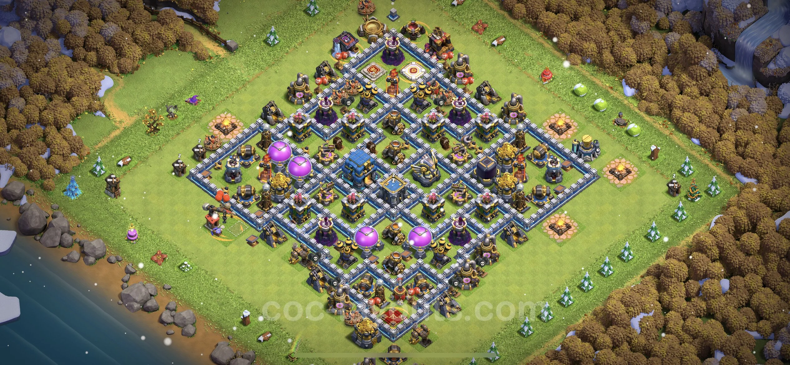 Unbeatable Base TH12 with Link, Hybrid - best plan / Anti Loot / design - Clash of Clans - (#70) — Verteidigung TH12