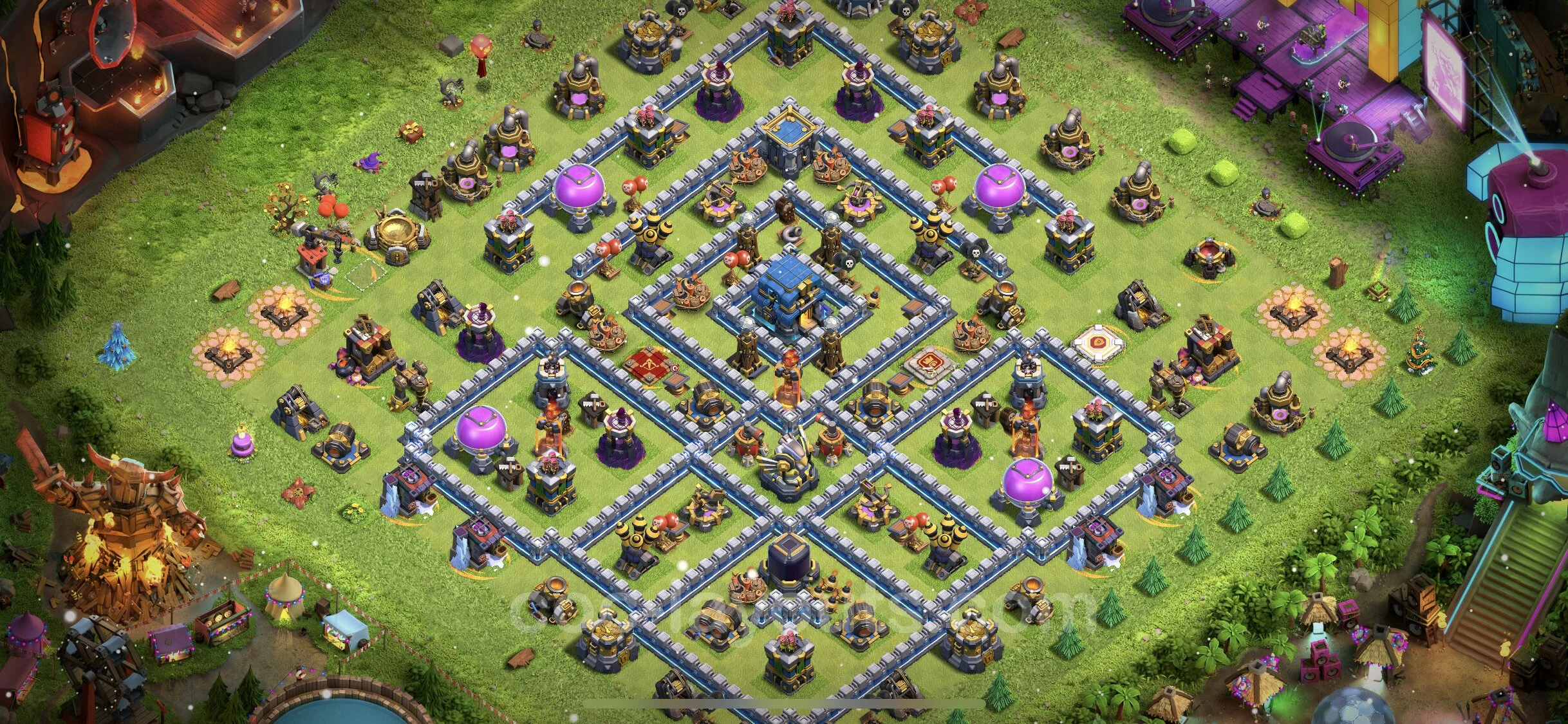 Farming Base TH12 Max Levels with Link, Legend League - plan / layout / design - Clash of Clans - (#41)
