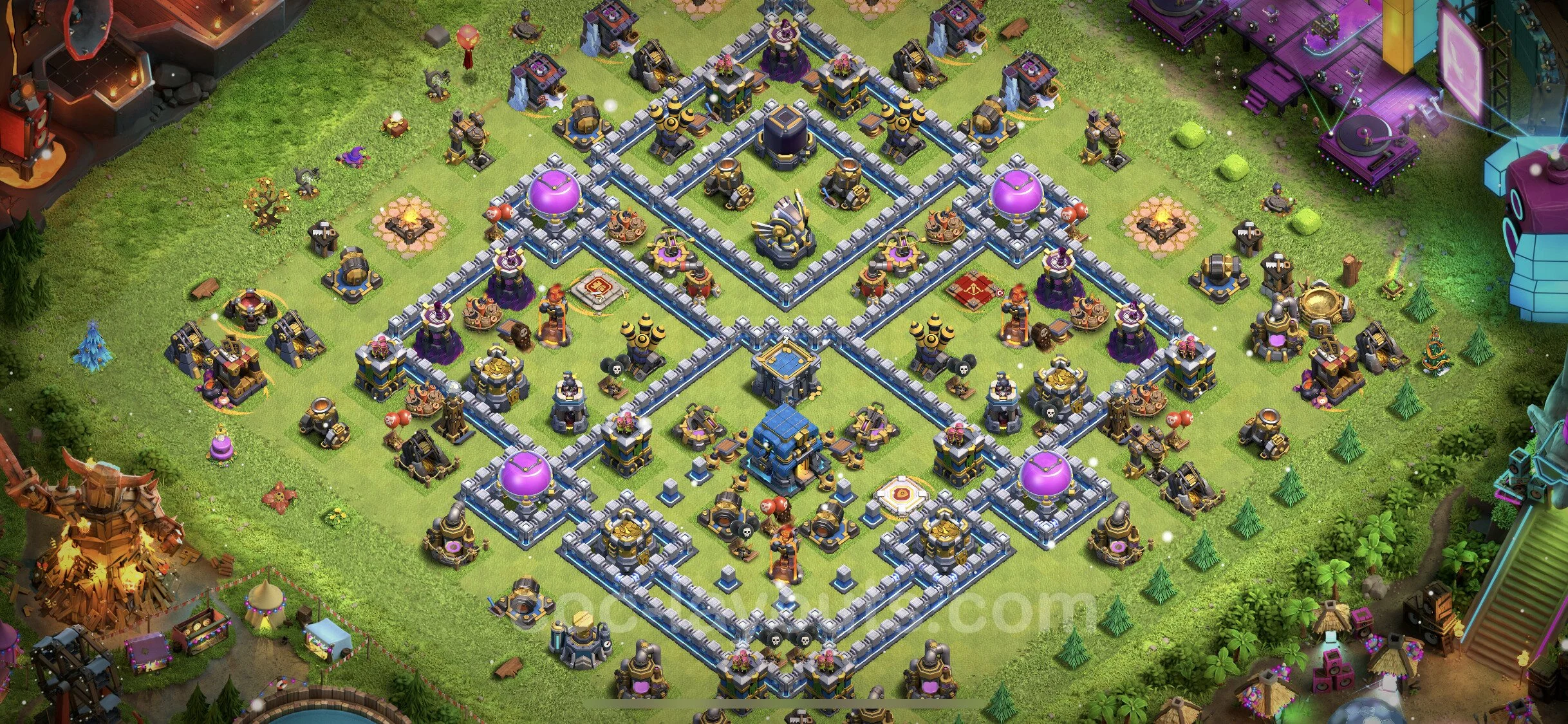Farming Base TH12 Max Levels with Link - plan / layout / design - Clash of Clans - (#42)