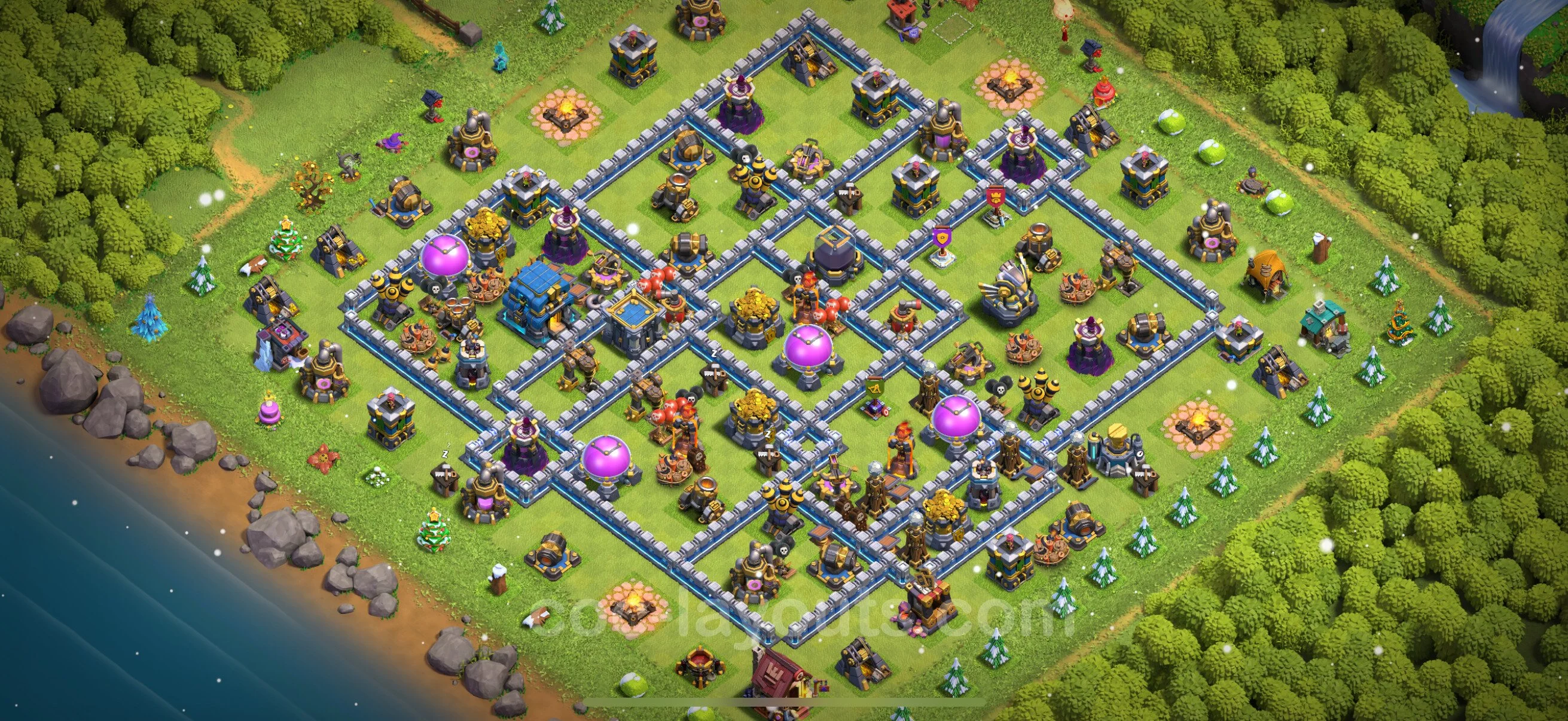 Farming Base TH12 Max Levels with Link - plan / layout / design - Clash of Clans - (#86) — Farming TH12