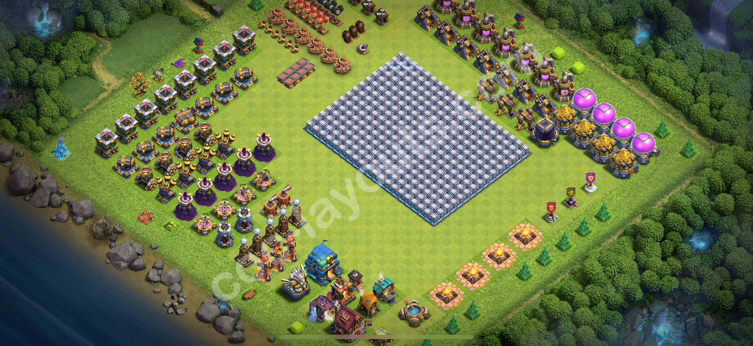 Top Troll Funny Base TH12 with Link - Funny Art Plan 2026 - Clash of Clans - (#35) — Zabawa TH12