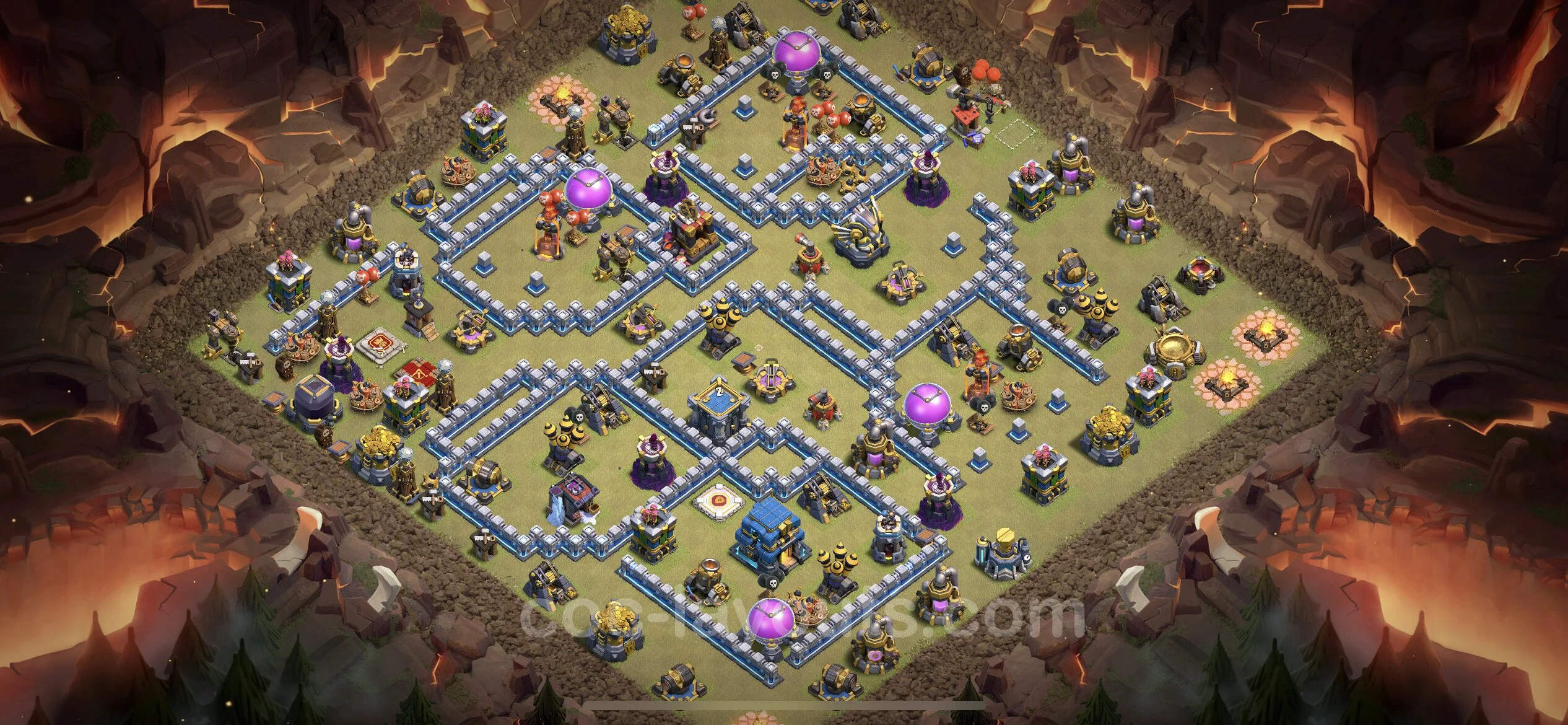 Top War Base TH12 with Link - CWL Defence Plan - Clash of Clans - (#123) — Oorlog BH12