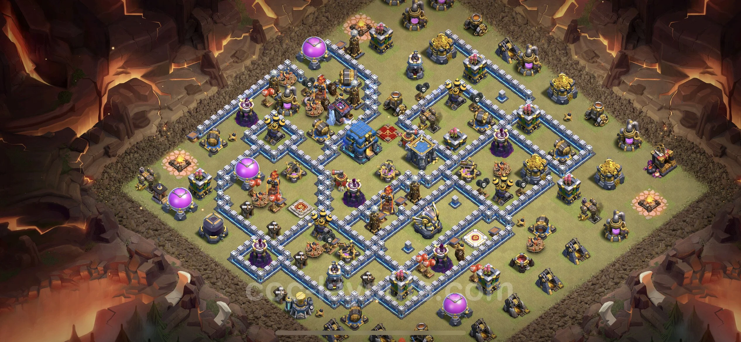 Top War Base TH12 with Link, Anti Everything - Max Levels CWL Plan - Clash of Clans - (#127) — Wojna BH12