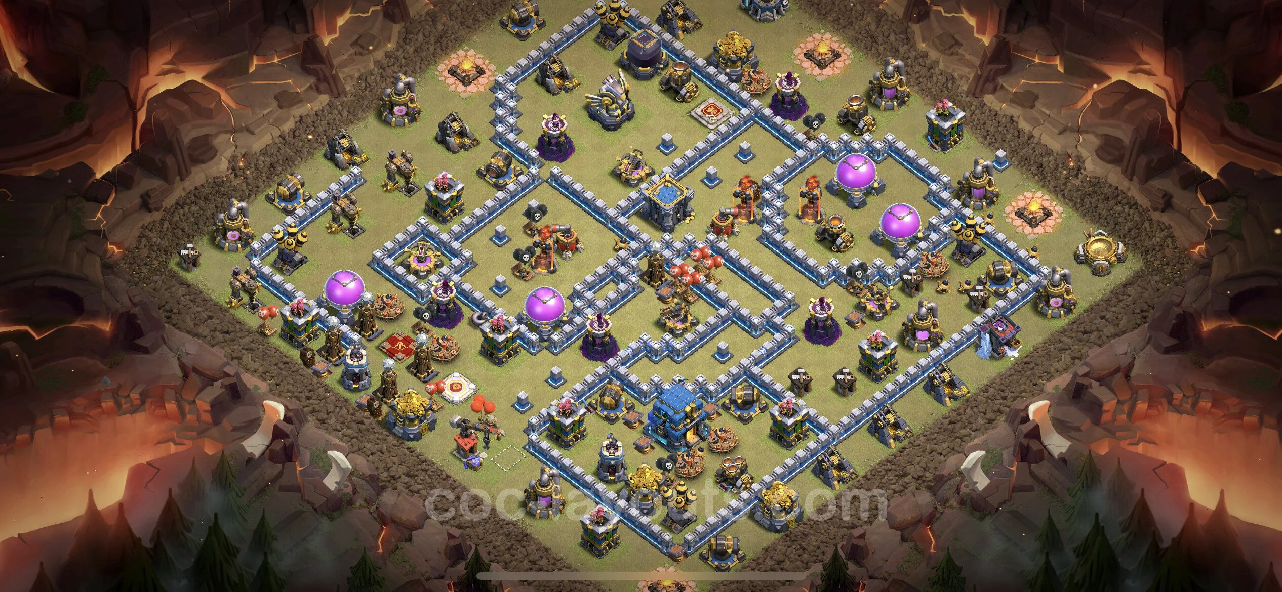 Top War Base TH12 with Link - CWL Defence Plan - Clash of Clans - (#131) — Wojna BH12